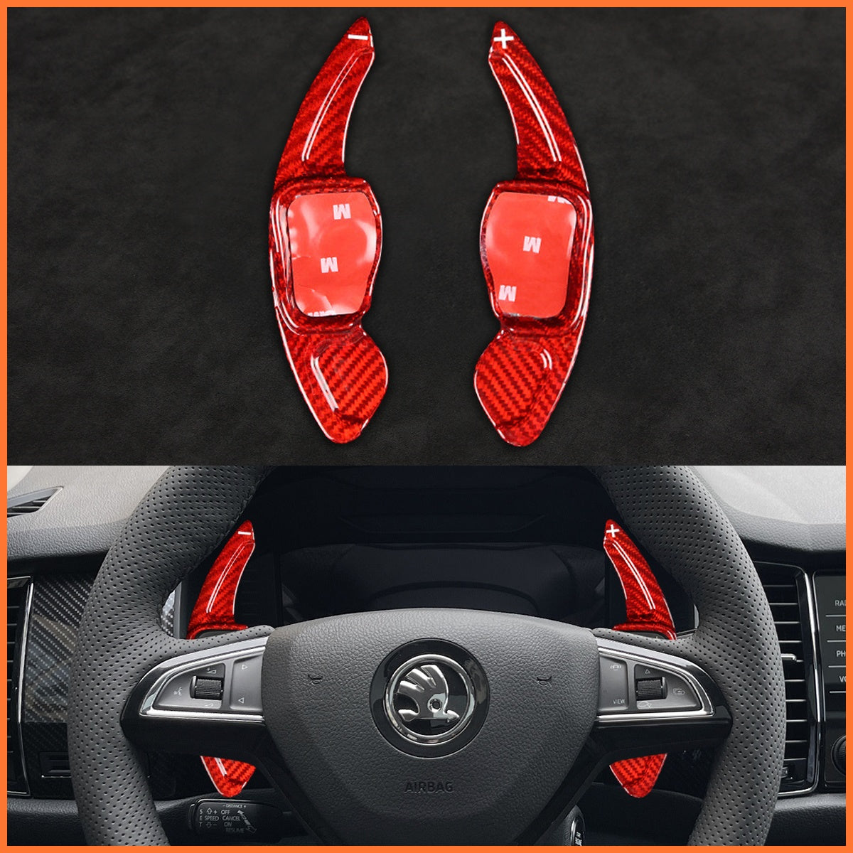Schaltwippen für Skoda Citigo / Fabia / Karoq / Octavia / Scala / Superb 2015-2019 - Mewant.de