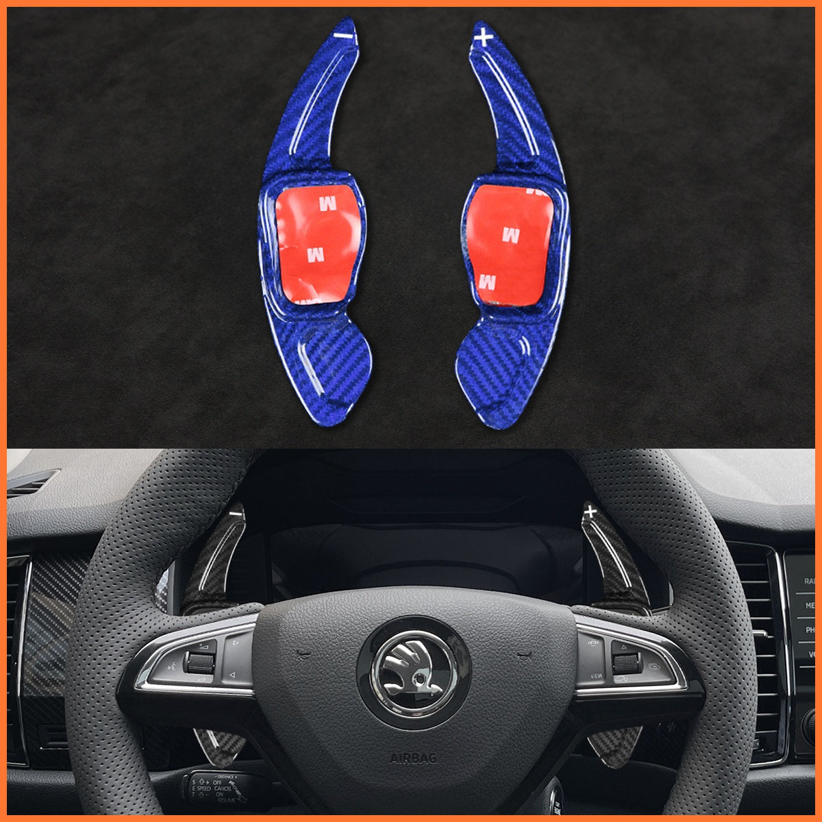 Schaltwippen für Skoda Citigo / Fabia / Karoq / Octavia / Scala / Superb 2015-2019 - Mewant.de