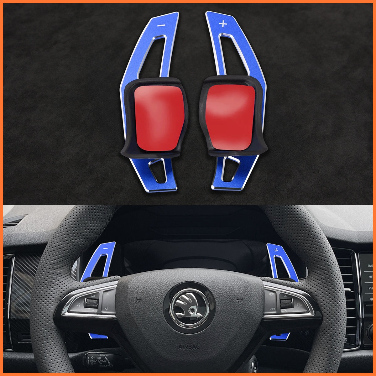 Schaltwippen für Skoda Citigo / Fabia / Karoq / Octavia / Scala / Superb 2015-2019 - Mewant.de