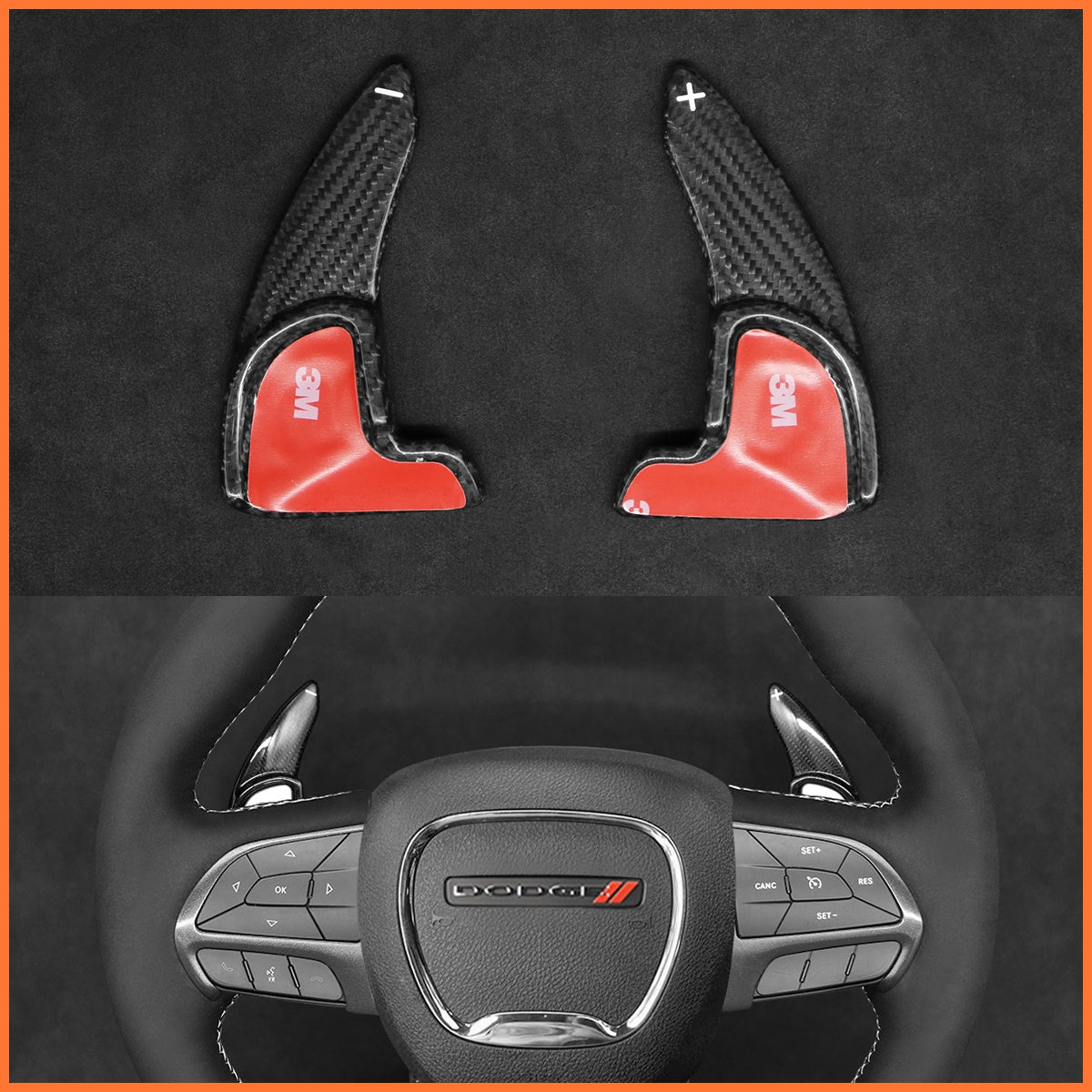 Schaltwippen für Dodge Charger / Challenger 2015-2023 - Mewant.de
