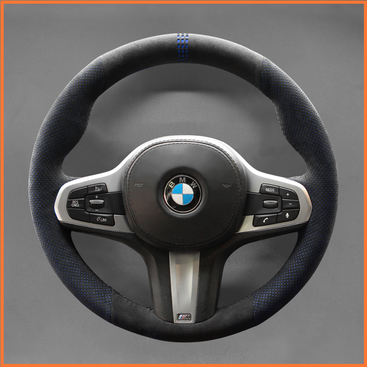 Funda para volante MEWANT para BMW G30 G31 GT G32 G11 G12 G14 G15 G16 M5 F90 2019-2024