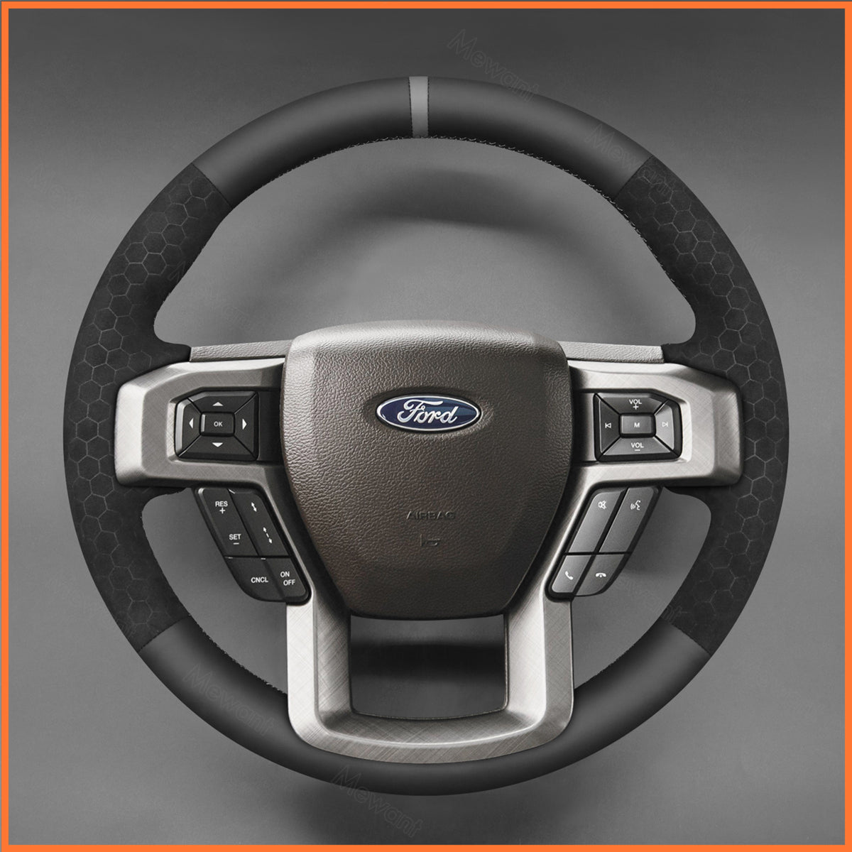 MEWANT Lenkradbezug für Ford F-150 F150 2015-2021 / F-250 F250 2017-2023 - Mewant.de