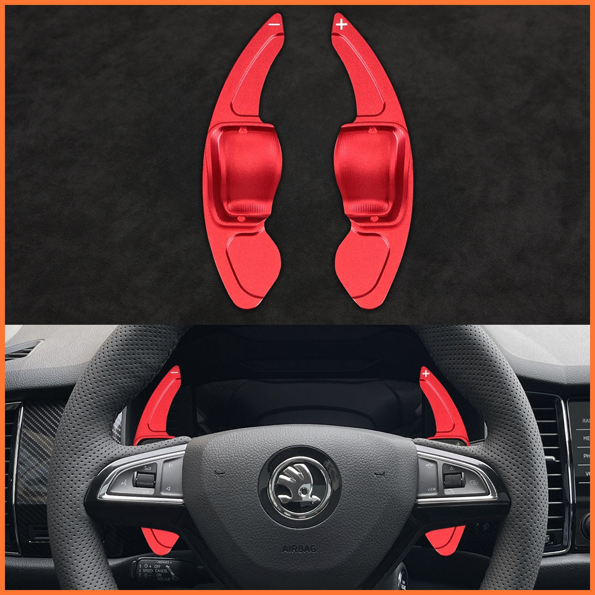 Schaltwippen für Skoda Citigo / Fabia / Karoq / Octavia / Scala / Superb 2015-2019 - Mewant.de