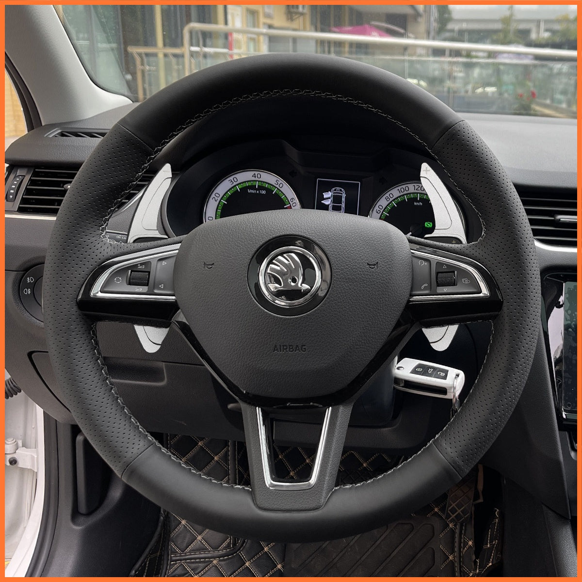 Schaltwippen für Skoda Citigo / Fabia / Karoq / Rapid / Roomster / Octavia / Superb / Yeti / Kodiaq / Scala 2013-2019 - Mewant.de