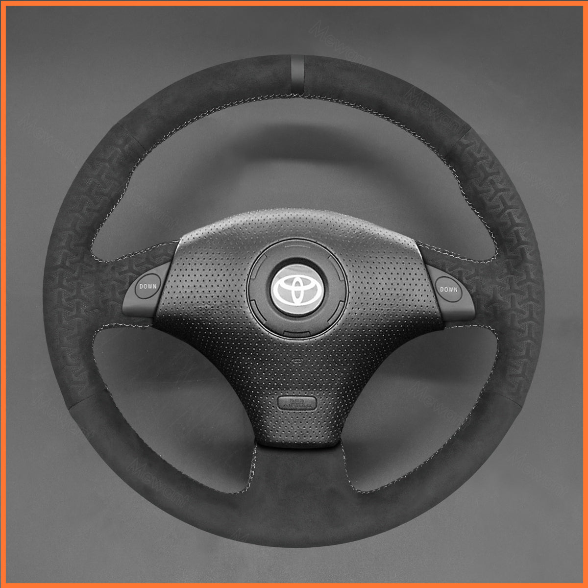 MEWANT Lenkradbezug für Toyota RAV4 1998-2003 / Celica 1999-2006 / MR2 1999-2007 / MR-S 1999-2007 / Supra 1996-2002 / Caldina 1997-2002 - Mewant.de