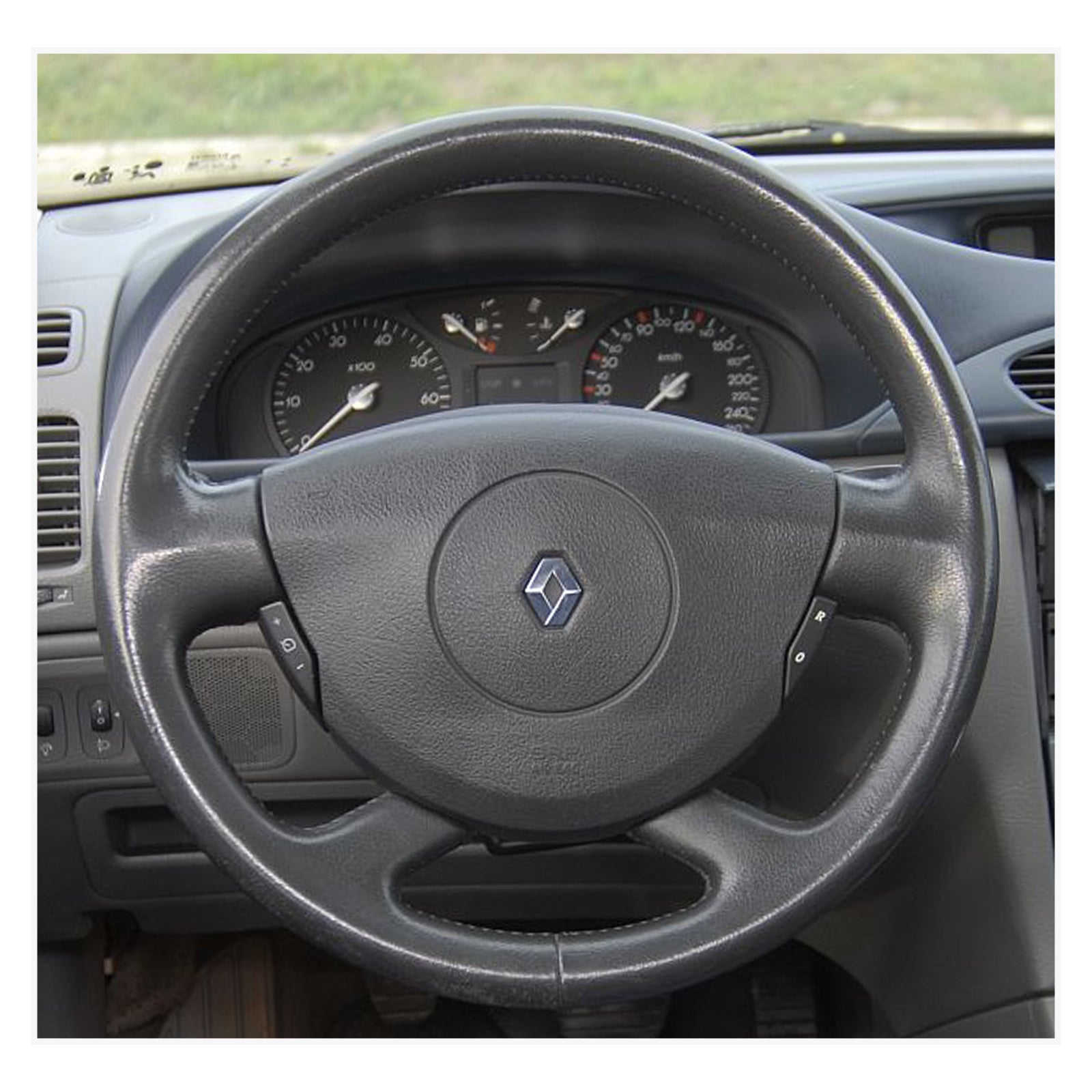 MEWANT Lenkradbezug für Renault Laguna 2 2001-2007 / Trafic 2 2012-2014 / Espace (Grand Espace) 2003-2008 / Vel Satis 2001-2009 - Mewant.de
