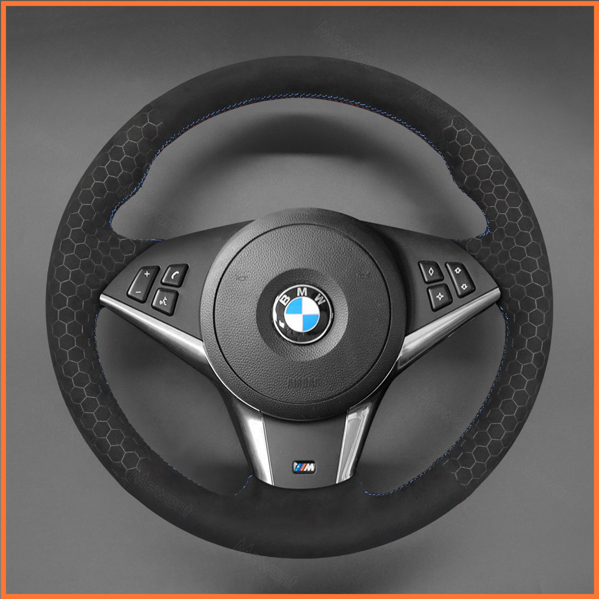 MEWANT Lenkradbezug für BMW E60 E61 E63 E64 2003-2009