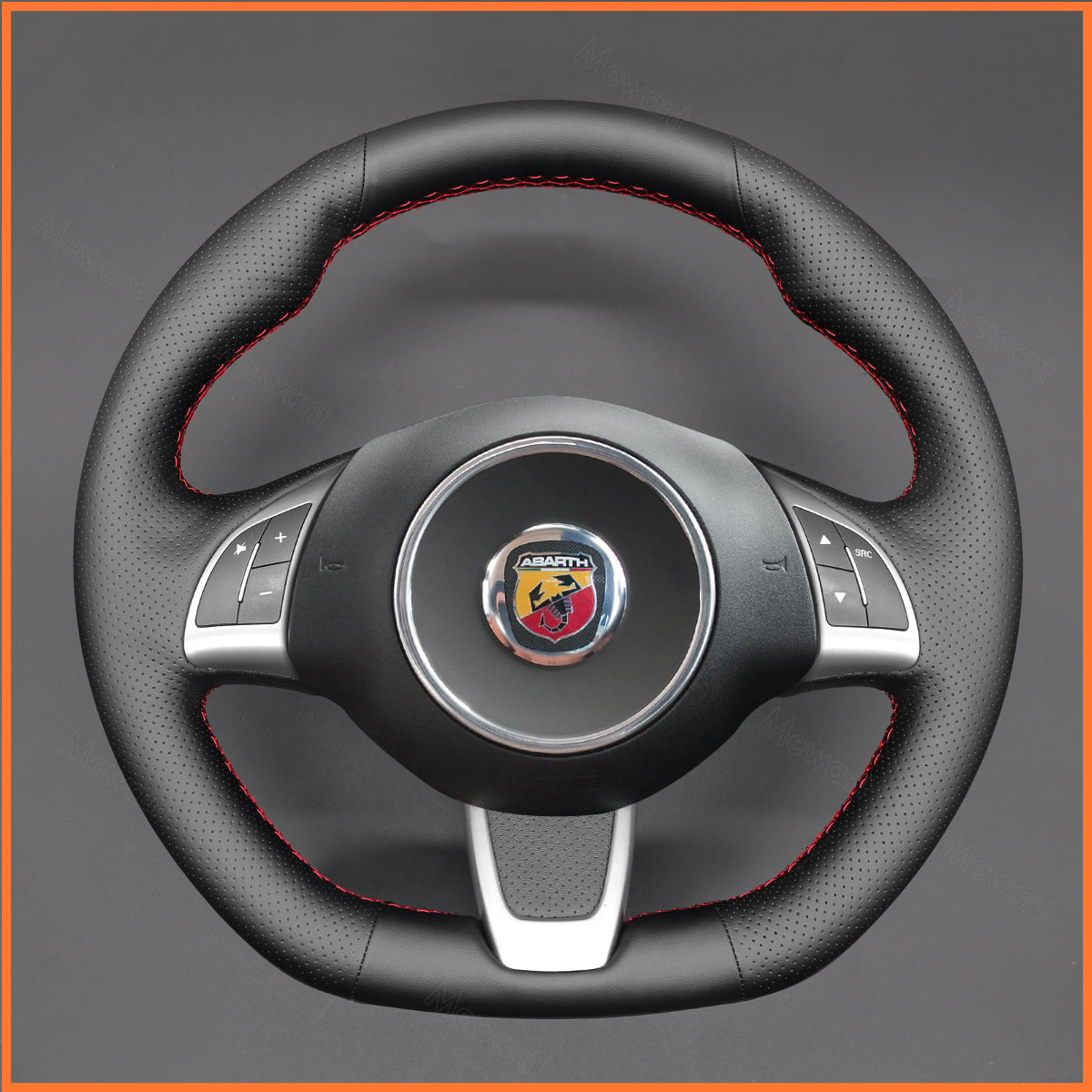 MEWANT Lenkradbezug für Fiat Abarth 500 / 500C / 595 / 595C / Fiat 500 (GQ/S) / 500C (S) - Mewant.de