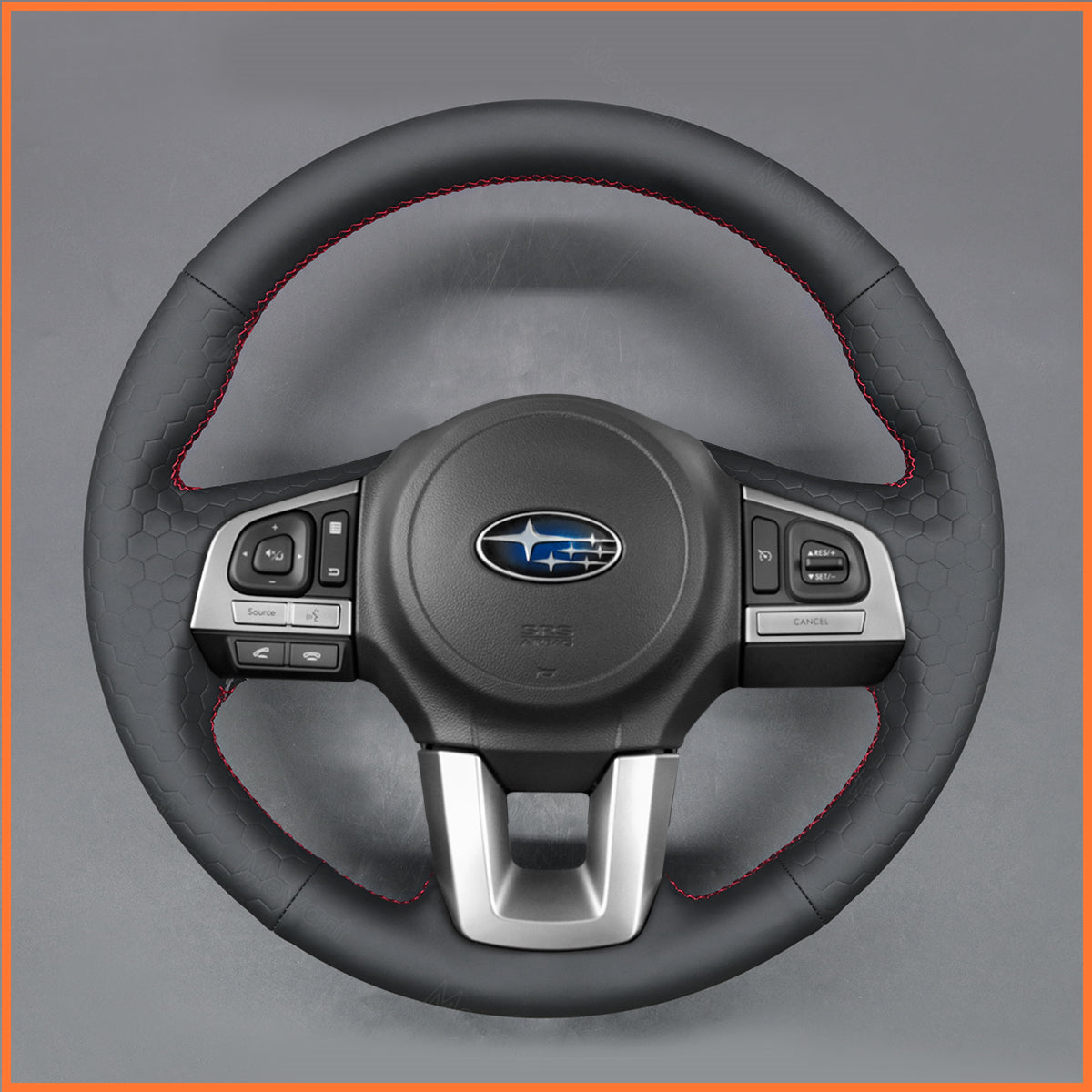 MEWANT Lenkradbezug für Subaru Legacy 2015-2017 / Outback 2015-2017 / XV (Crosstrek) 2016-2017 / Forester 2017-2018 - Mewant.de
