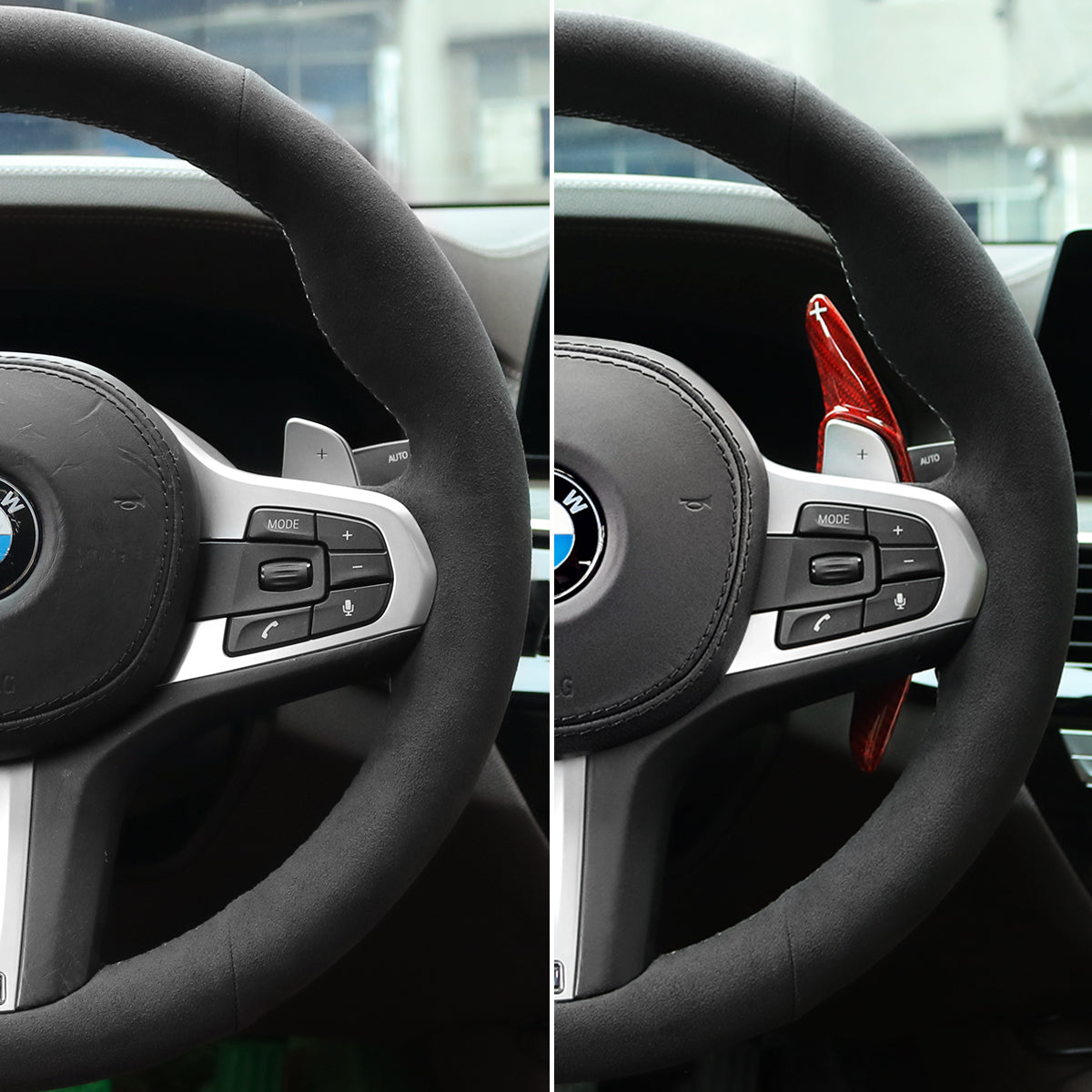 Schaltwippen für BMW M3 / M4 / M5 / M8 / X4 / X5 / X6 M 2019-2023 - Mewant.de