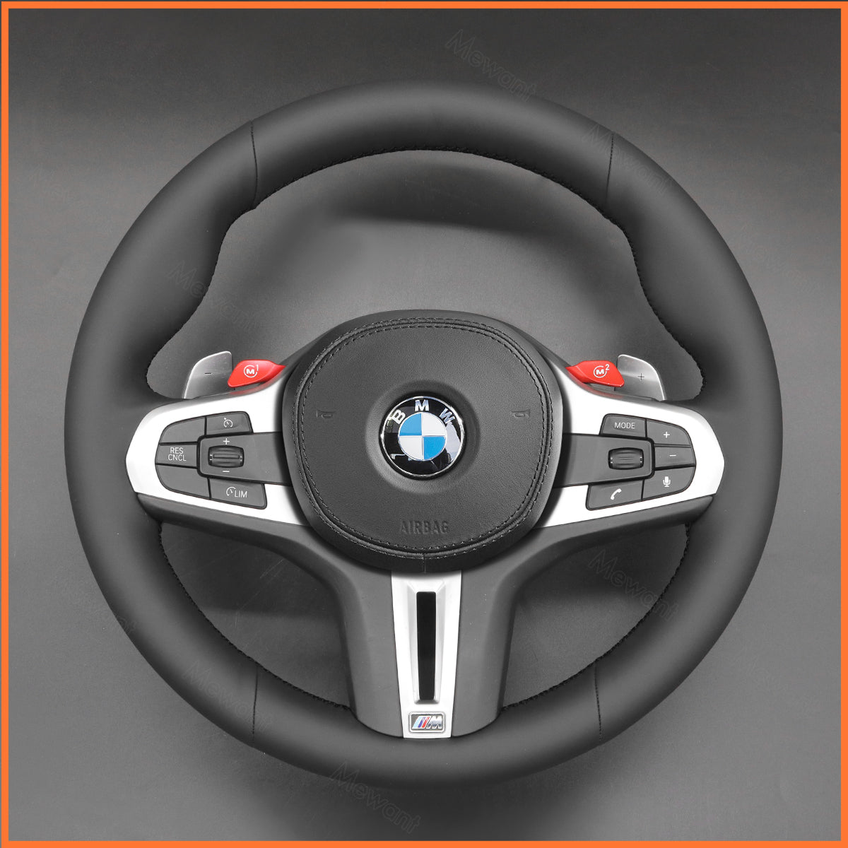 MEWANT Lenkradbezug für BMW M2 G87 / M3 G80 G81 / M4 G82 G83 / M5 F90 F91 F92 F93 / X3 X4 X5 - Mewant.de