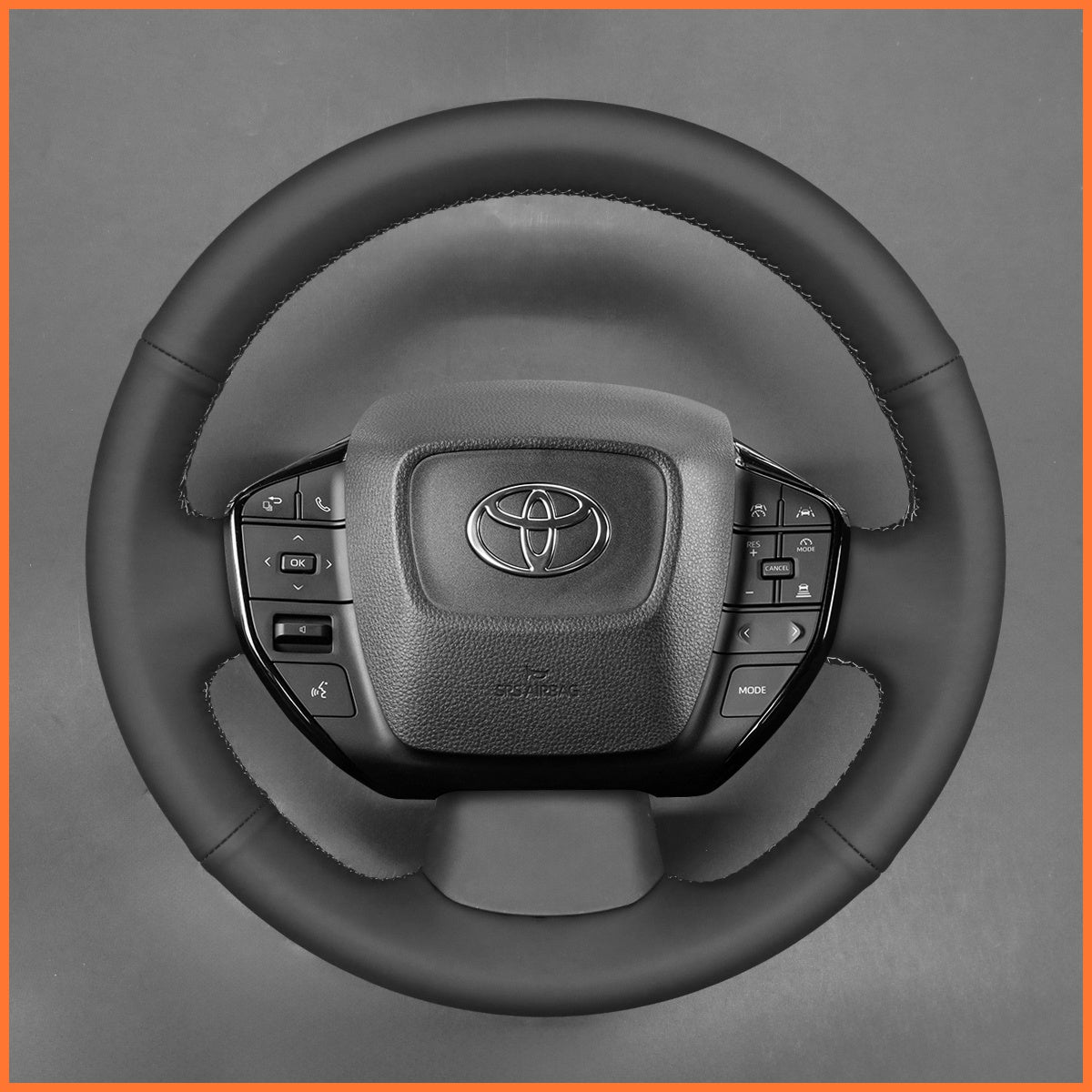 Funda de volante MEWANT para Toyota Prius VI XW60 2023-2024 bZ4X 2022-2024