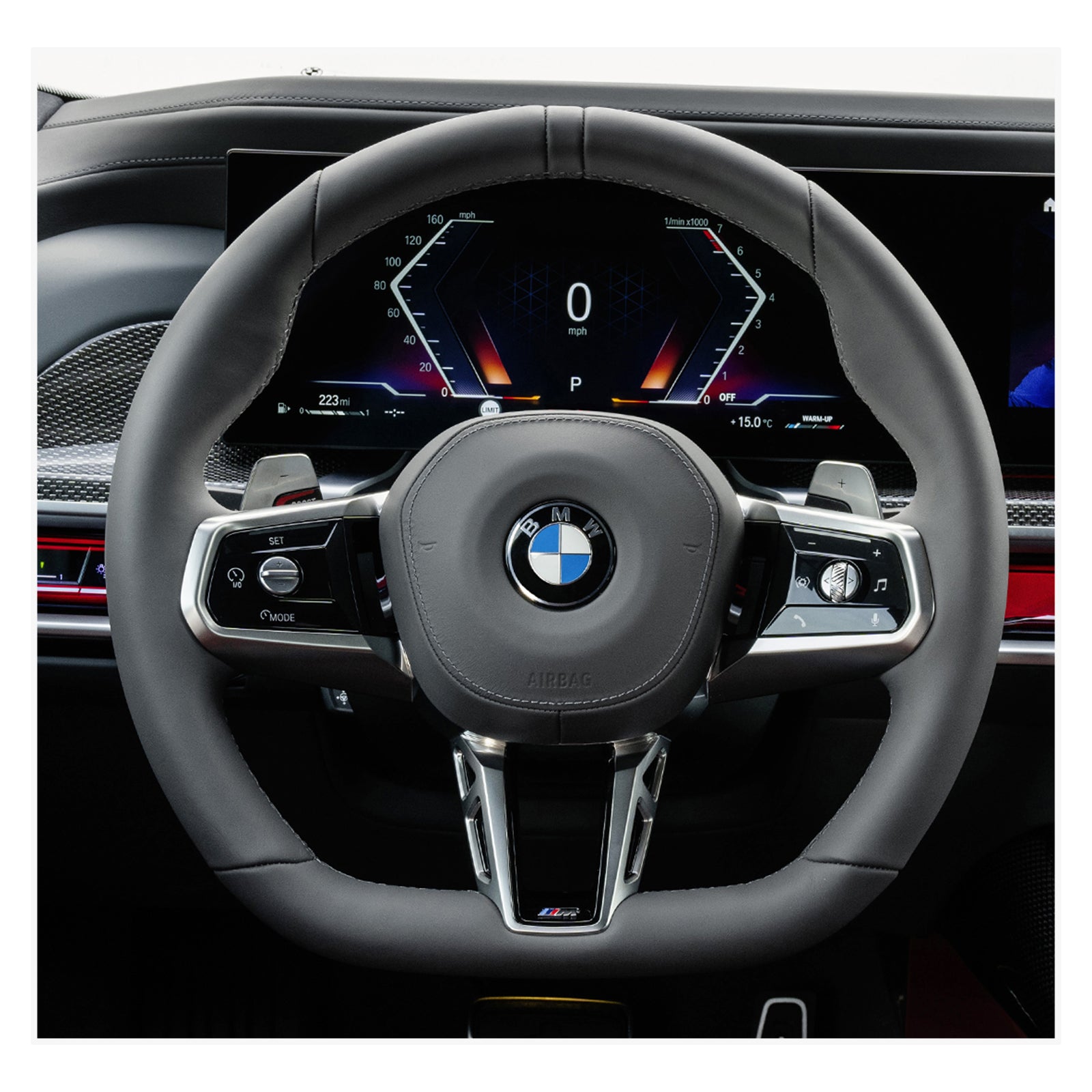 MEWANT Lenkradbezug für BMW M Sport G60 G61 Touring G70 i5 G60 G61 i7 G70 2022-2024 - Mewant.de