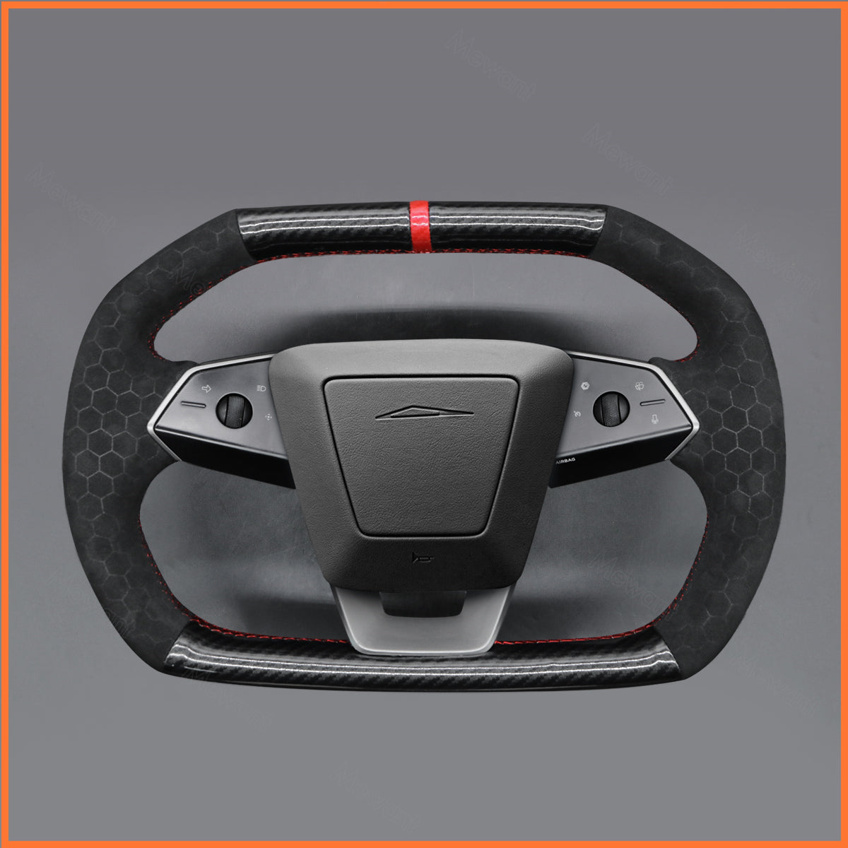MEWANT Funda para volante para Tesla Cybertruck 2023-2025