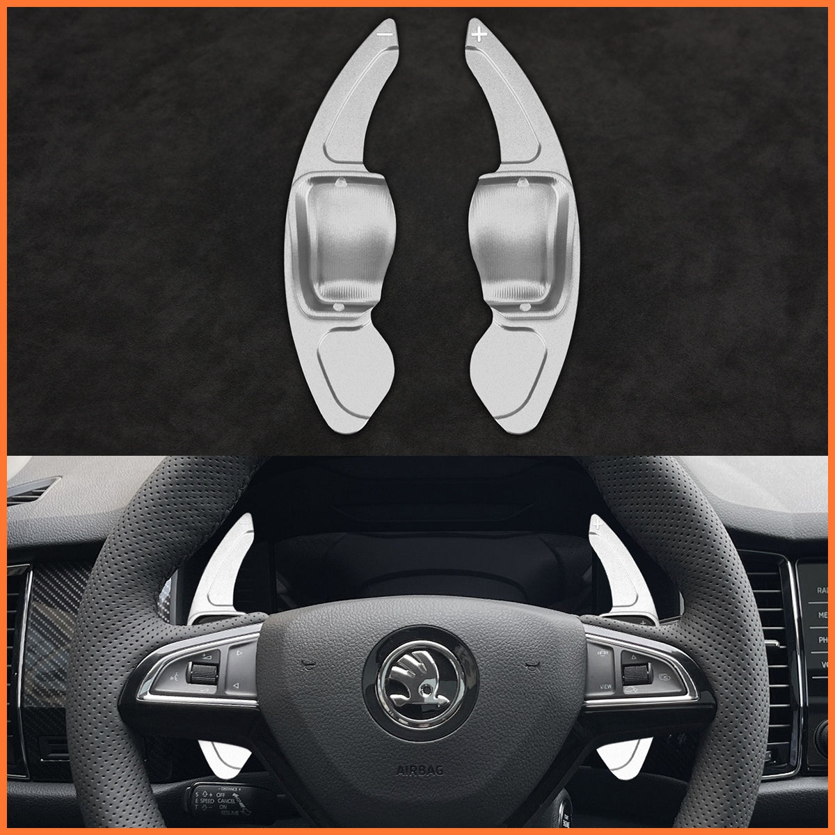 Schaltwippen für Skoda Citigo / Fabia / Karoq / Octavia / Scala / Superb 2015-2019 - Mewant.de