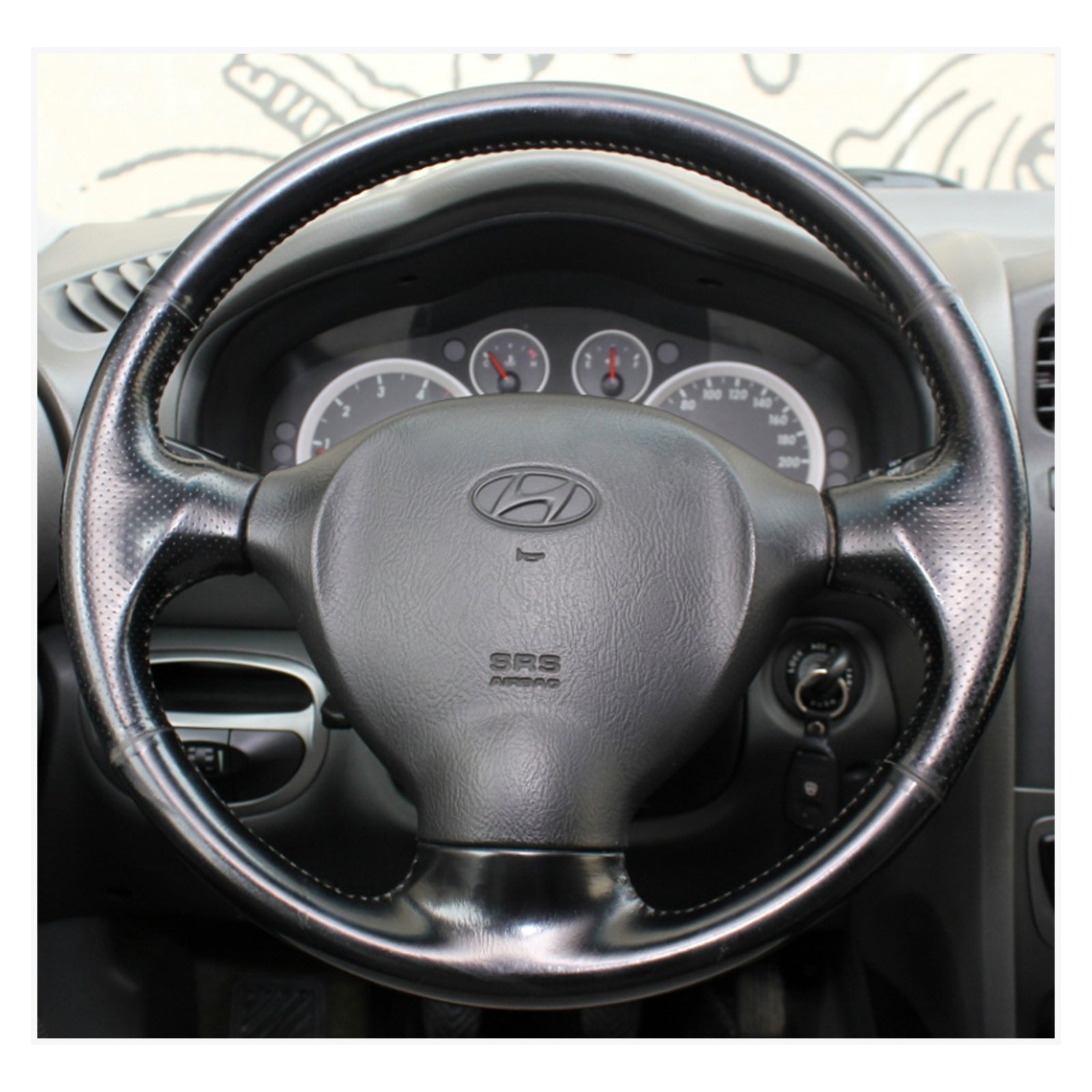 MEWANT Lenkradbezug für Hyundai Santa Fe 2000-2006 - Mewant.de