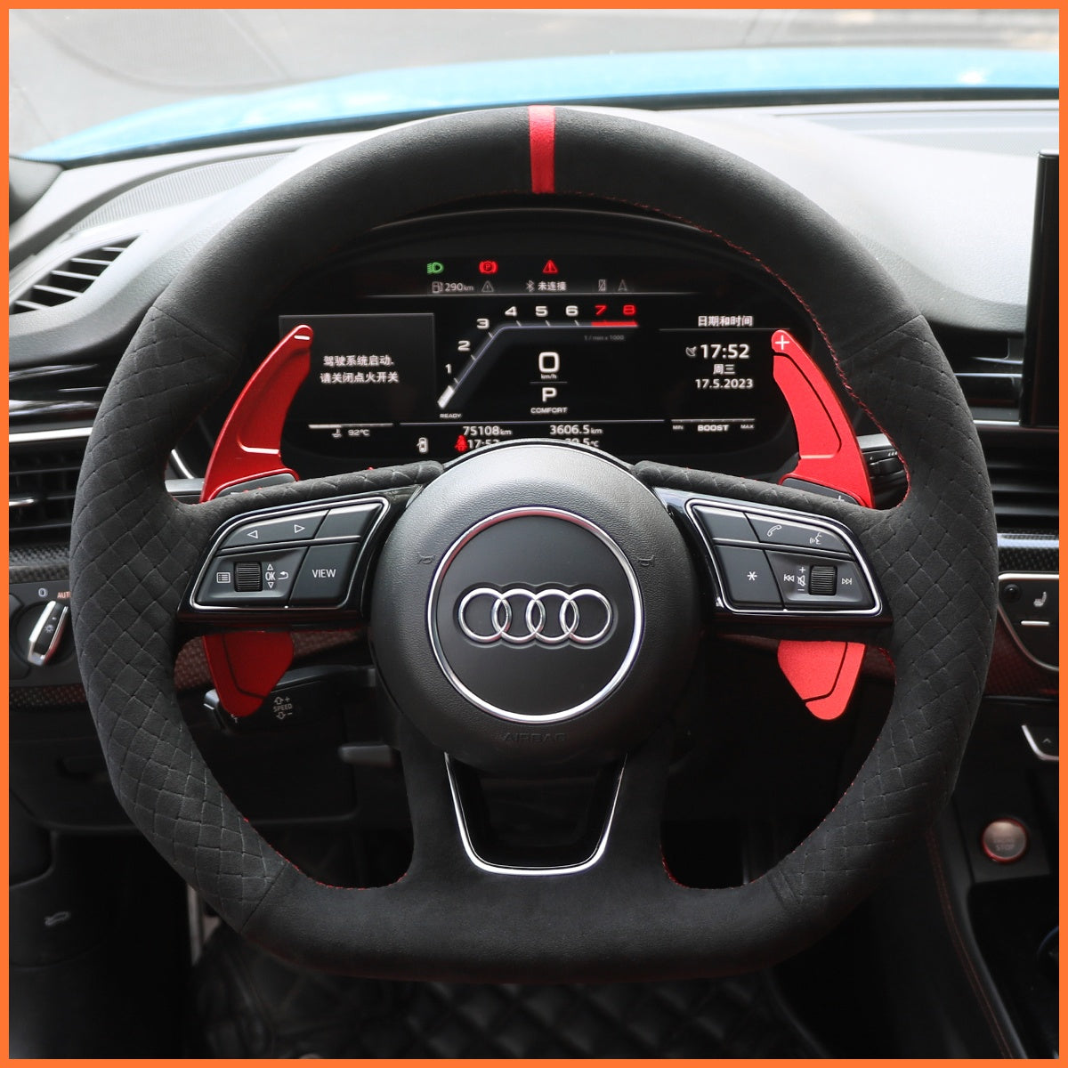 Schaltwippen für Audi A1 / A3 / A4 / A5 / S3 / S4 / S5 / RS4 2015-2022 - Mewant.de