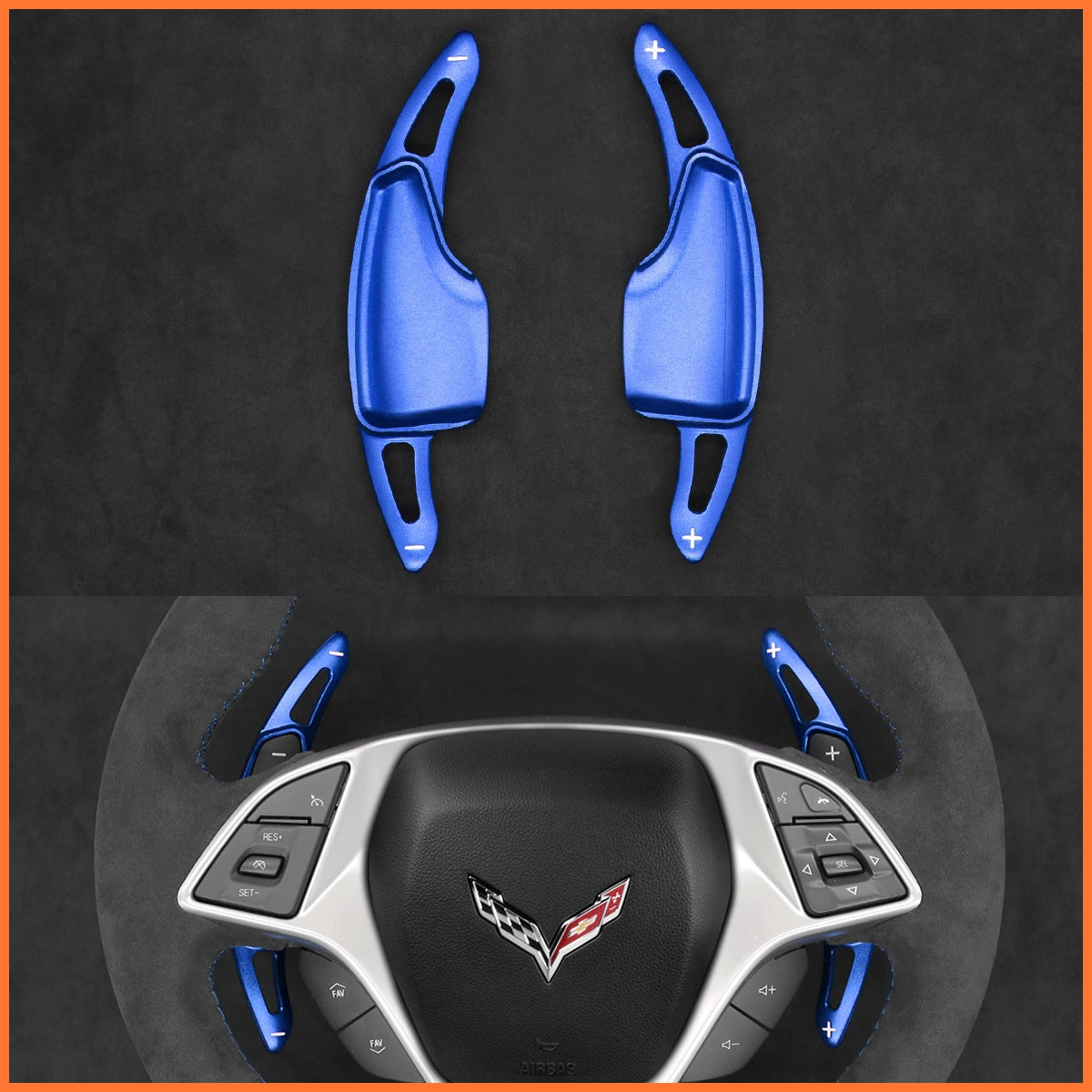 Schaltwippen für Chevrolet Corvette (C7) 2015-2020 - Mewant.de