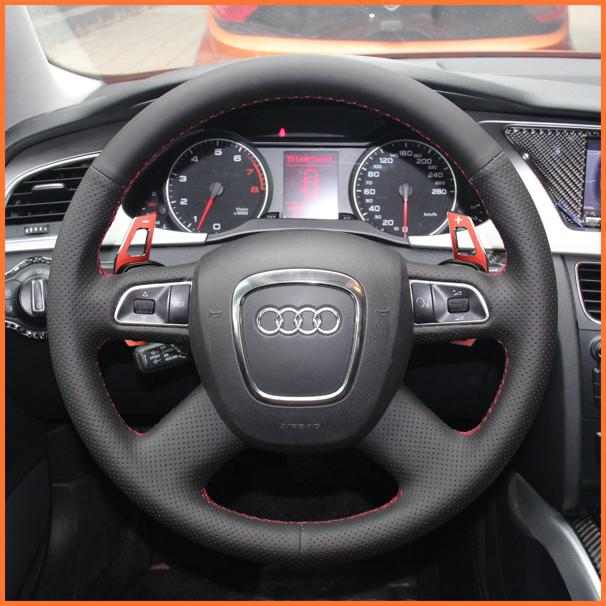 Schaltwippen für Audi A3 / A4 / A6 / A8 / Q5 / Q7 / S8 2006-2013 - Mewant.de