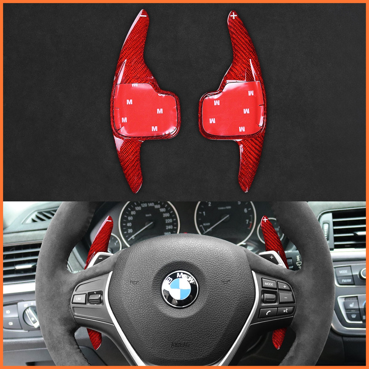 Schaltwippen für BMW F20 / F21 / F30 / F31 / F32 / F33 / F36 2012-2018 - Mewant.de