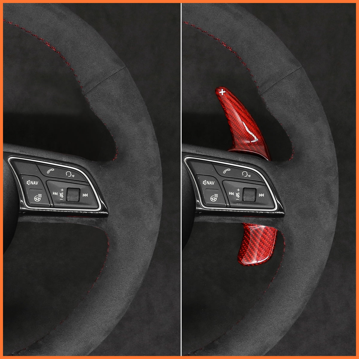 Schaltwippen für Audi A1 / A3 / A4 / A5 / S3 / S4 / S5 / RS4 2015-2022 - Mewant.de