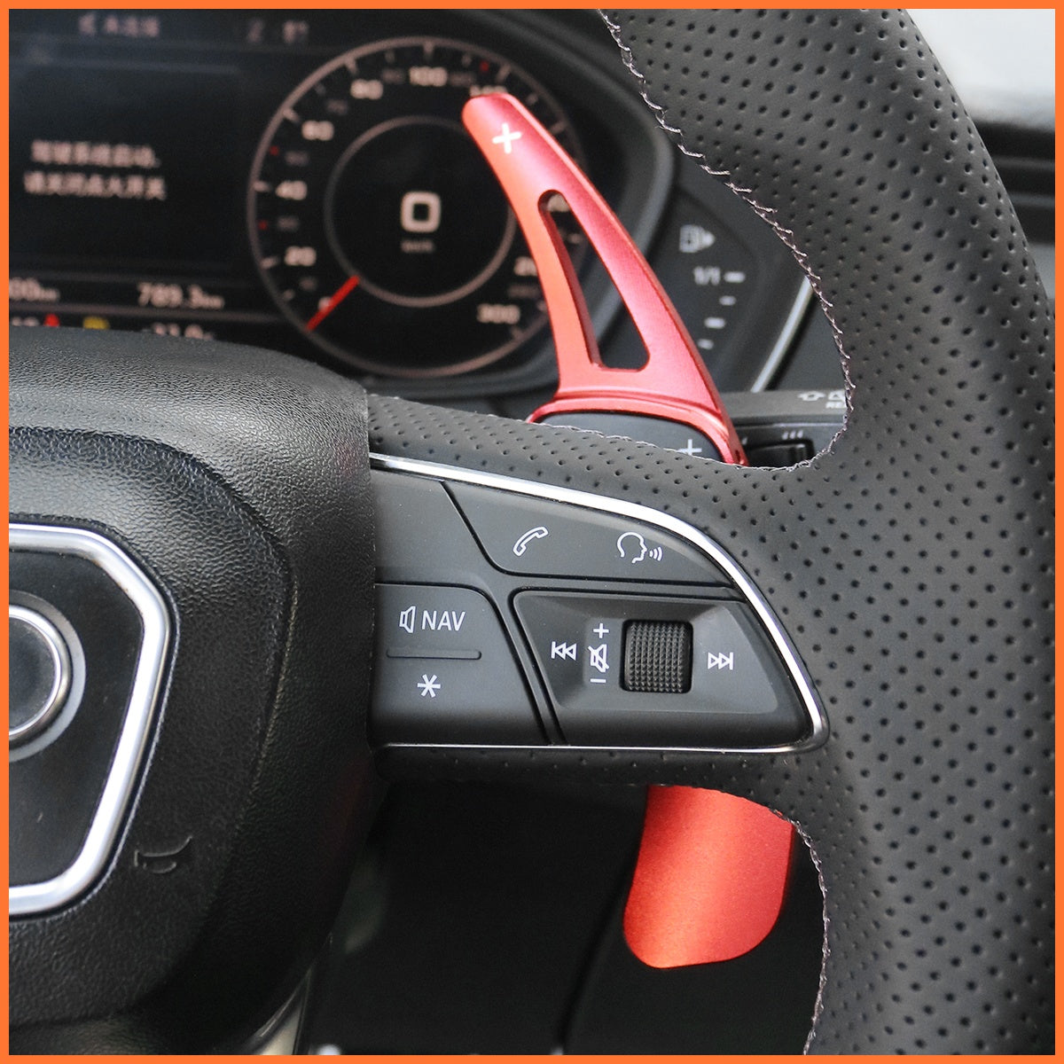 Schaltwippen für Audi A3 / A4 / A5 / RS / S3 / S4 / S5 / Q2 / Q3 / Q5 / Q7 / Q8 / SQ2 / SQ5 / SQ7 / SQ8 2015-2022 - Mewant.de