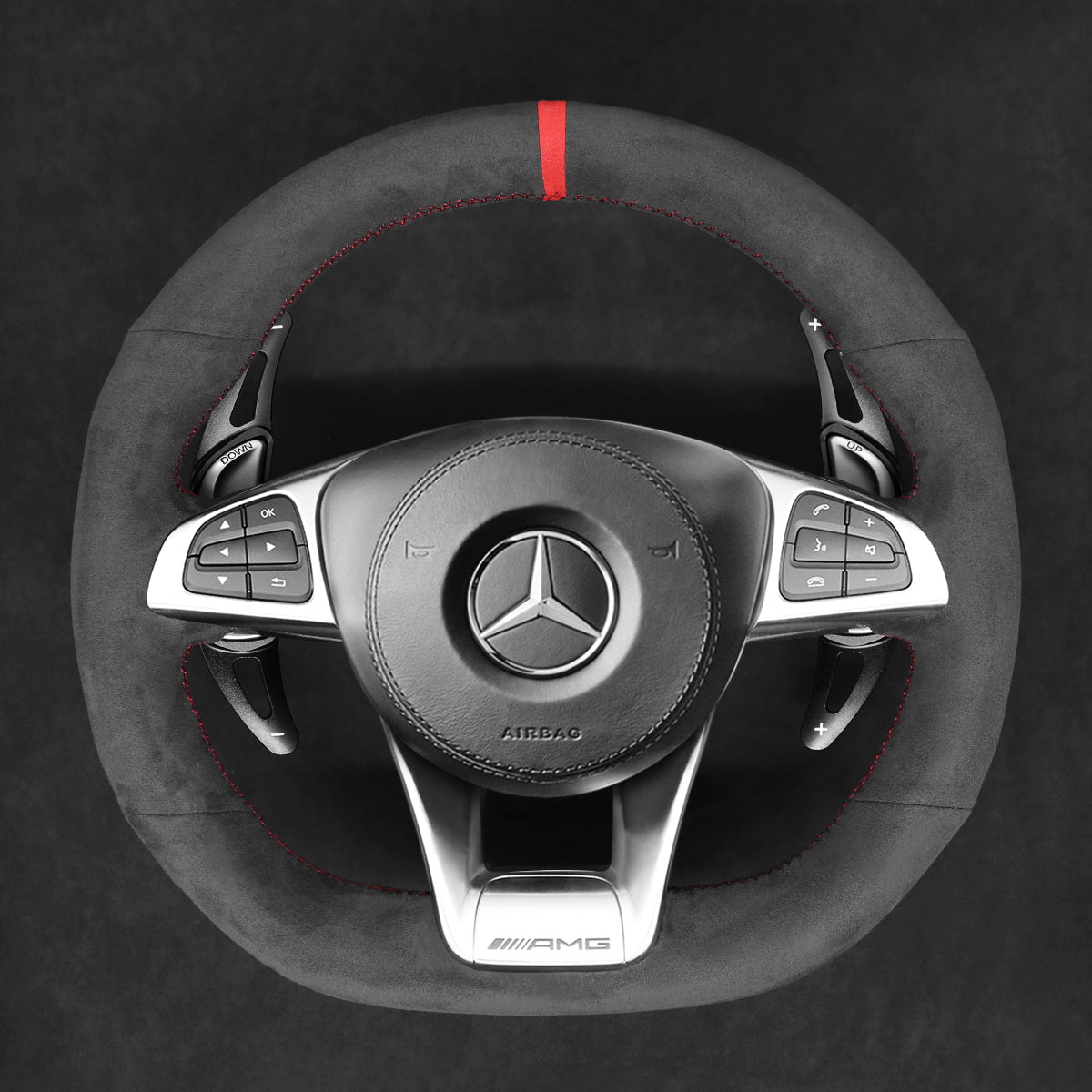 Schaltwippen für Mercedes Benz AMG C190 / C117 / C218 / C253 / W166 / W205 / W213 / W222 / R172 / R190 / X166 / X253 2015-2020 - Mewant.de