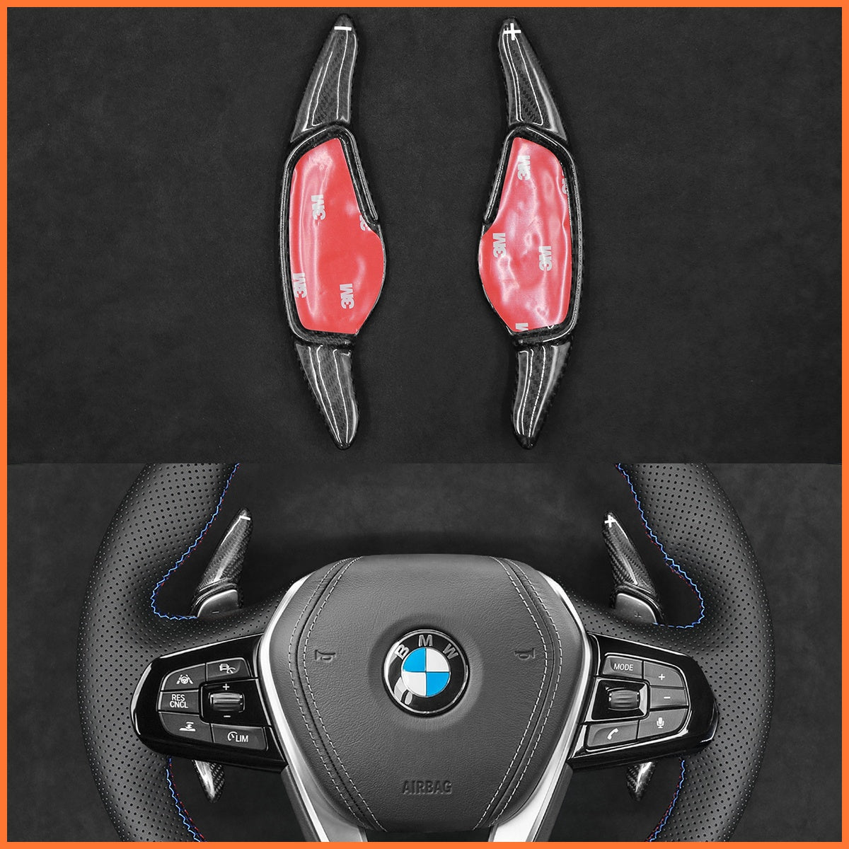 Schaltwippen für BMW G20 / G22 / X3 / X4 / X5 / X6 2018-2021 - Mewant.de