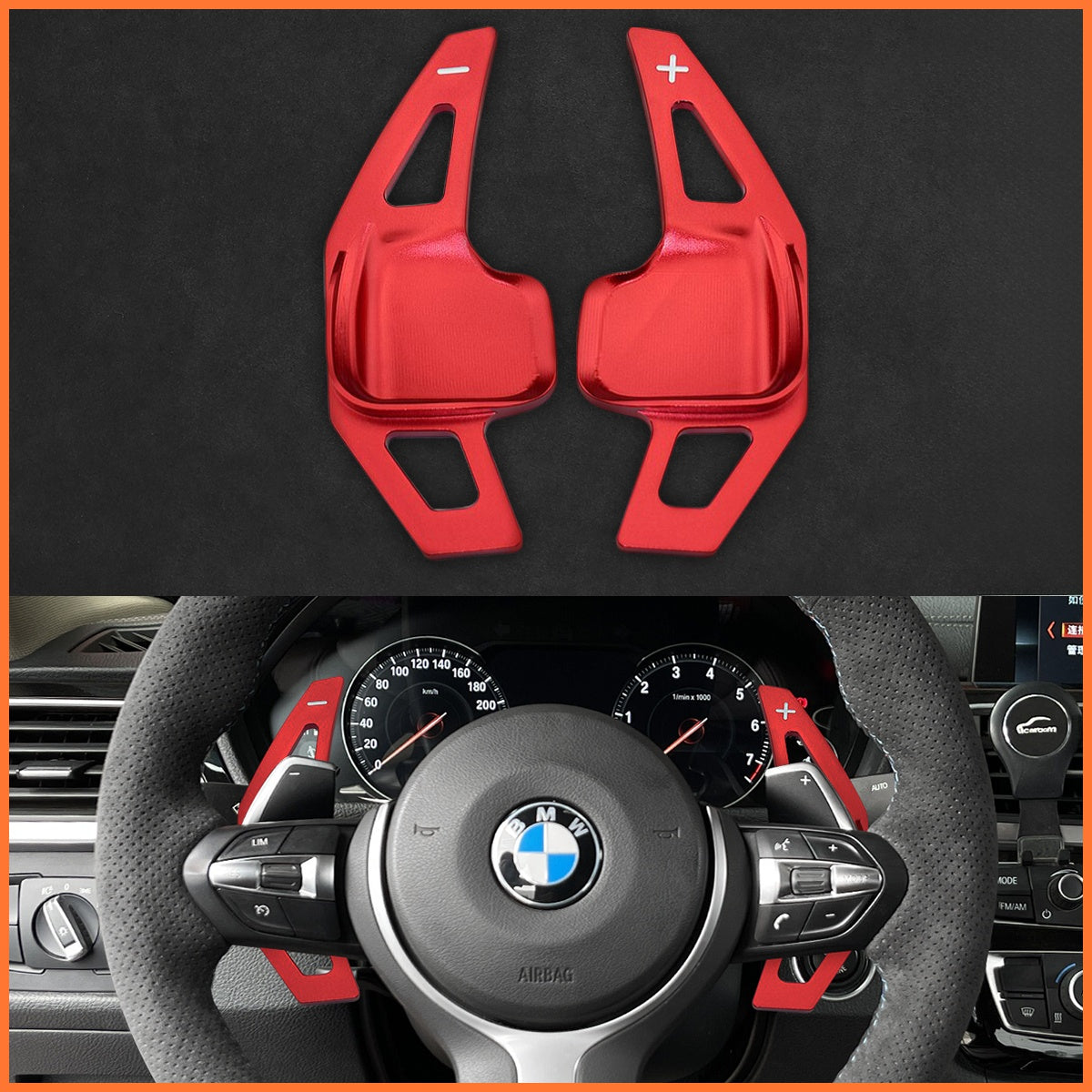 Schaltwippen für BMW M Sport F07 / F10 / F12 / F20 / F21 / F30 / F33 / X3 / X4 / X5 / M140i / M50d 2012-2020 - Mewant.de