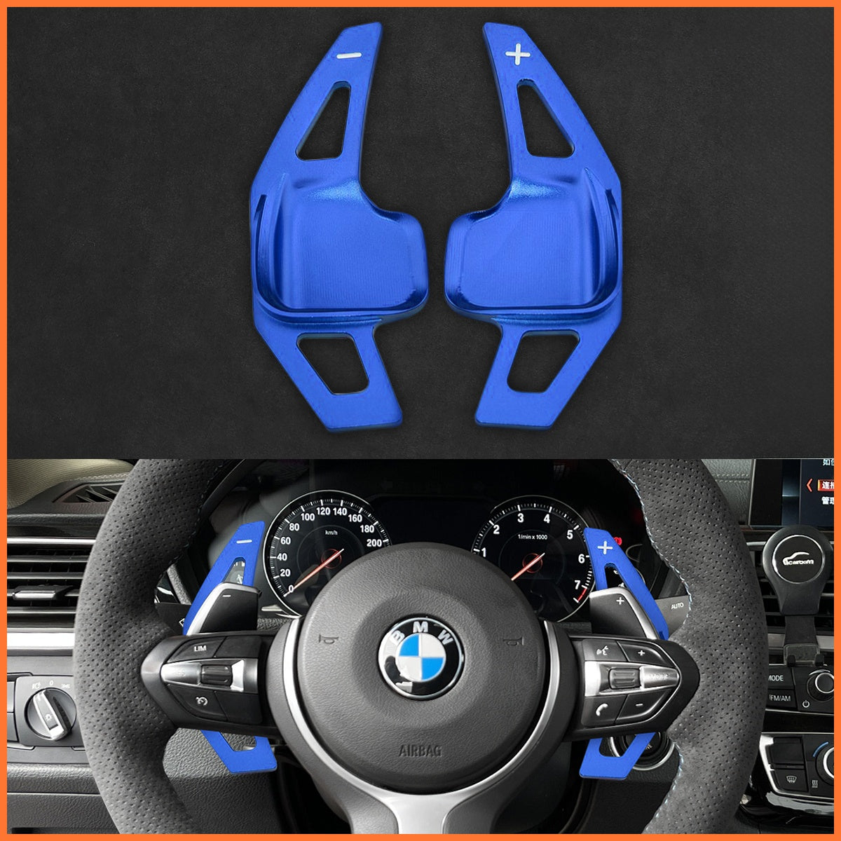 Schaltwippen für BMW M Sport F07 / F10 / F12 / F20 / F21 / F30 / F33 / X3 / X4 / X5 / M140i / M50d 2012-2020 - Mewant.de