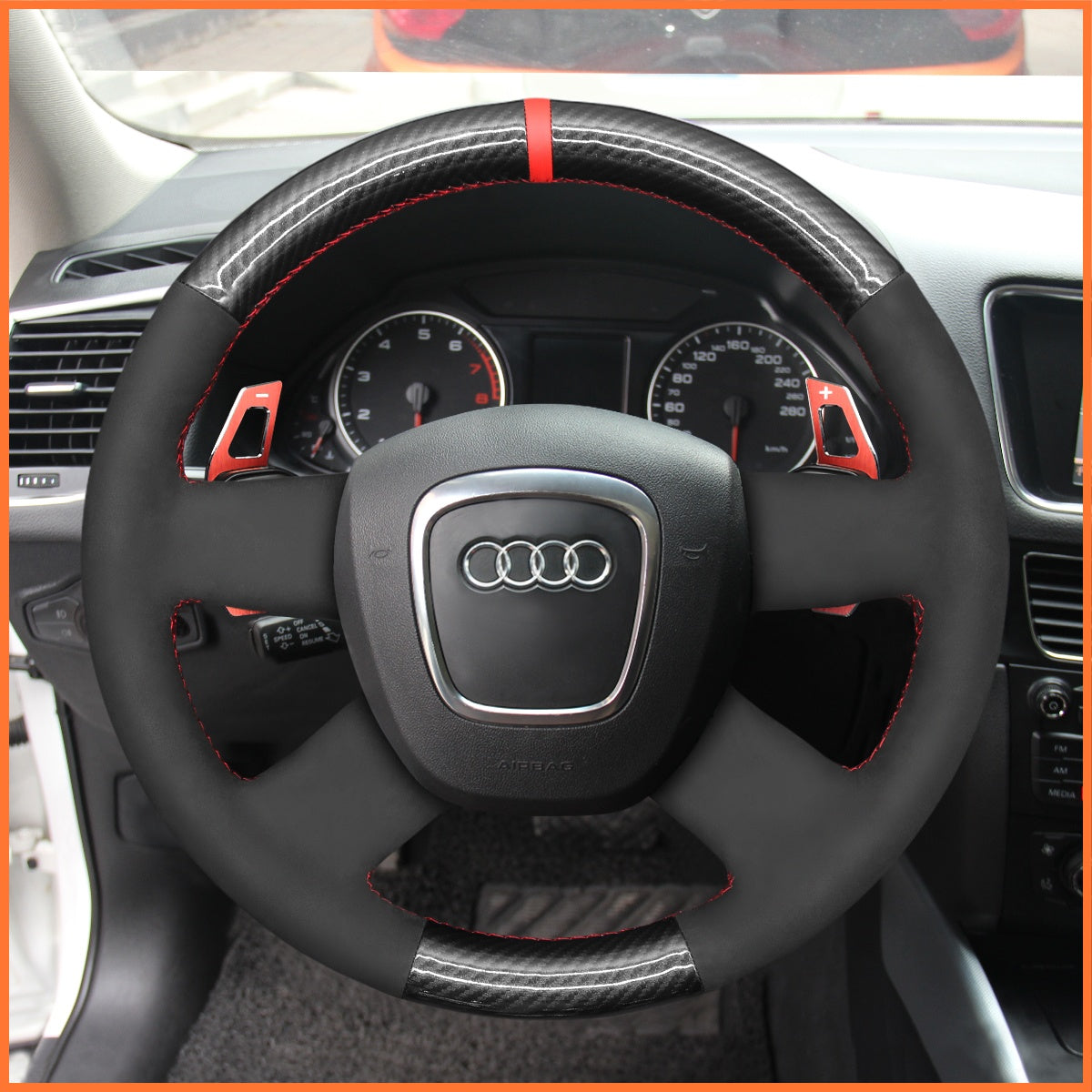 Schaltwippen für Audi A3 / A4 / A6 / Q5 / Q7 2006-2013 - Mewant.de