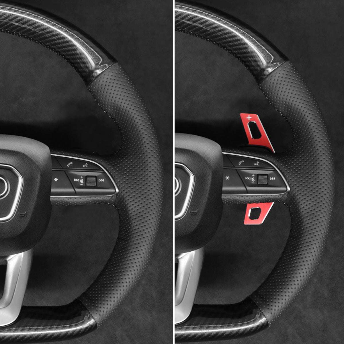 Schaltwippen für Audi Q3 / Q5 / Q7 / Q8 / SQ5 / SQ8 2015-2022 - Mewant.de