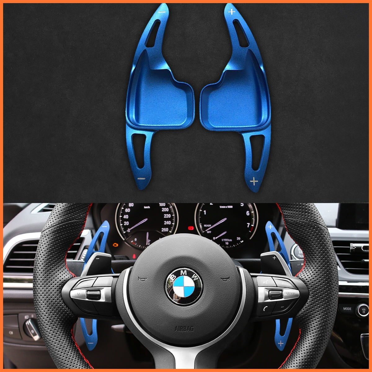 Schaltwippen für BMW M Sport F07 / F10 / F12 / F20 / F21 / F30 / F33 / X3 / X4 / X5 / M140i / M50d 2012-2020 - Mewant.de