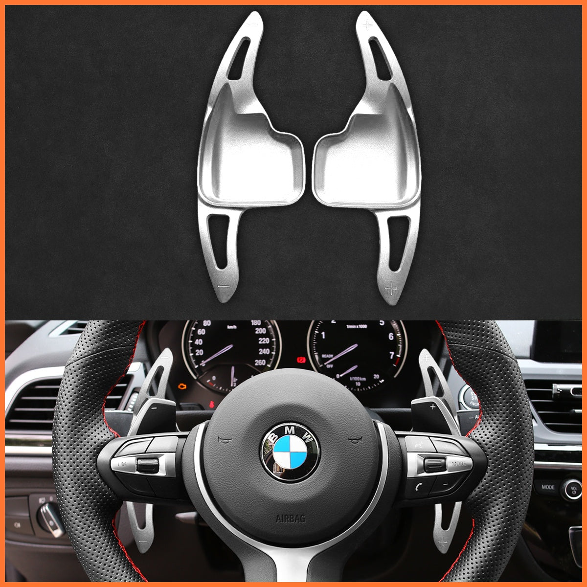 Schaltwippen für BMW M Sport F07 / F10 / F12 / F20 / F21 / F30 / F33 / X3 / X4 / X5 / M140i / M50d 2012-2020 - Mewant.de