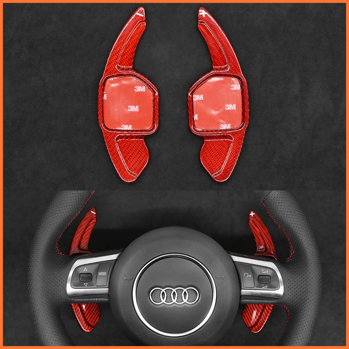 Schaltwippen für Audi R8 / TT RS / RS3 / RS6 2009-2015 - Mewant.de