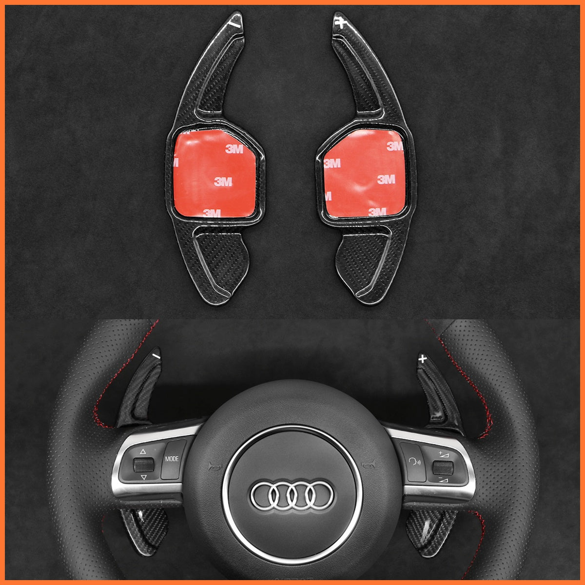 Schaltwippen für Audi R8 / TT RS / RS3 / RS6 2009-2015 - Mewant.de