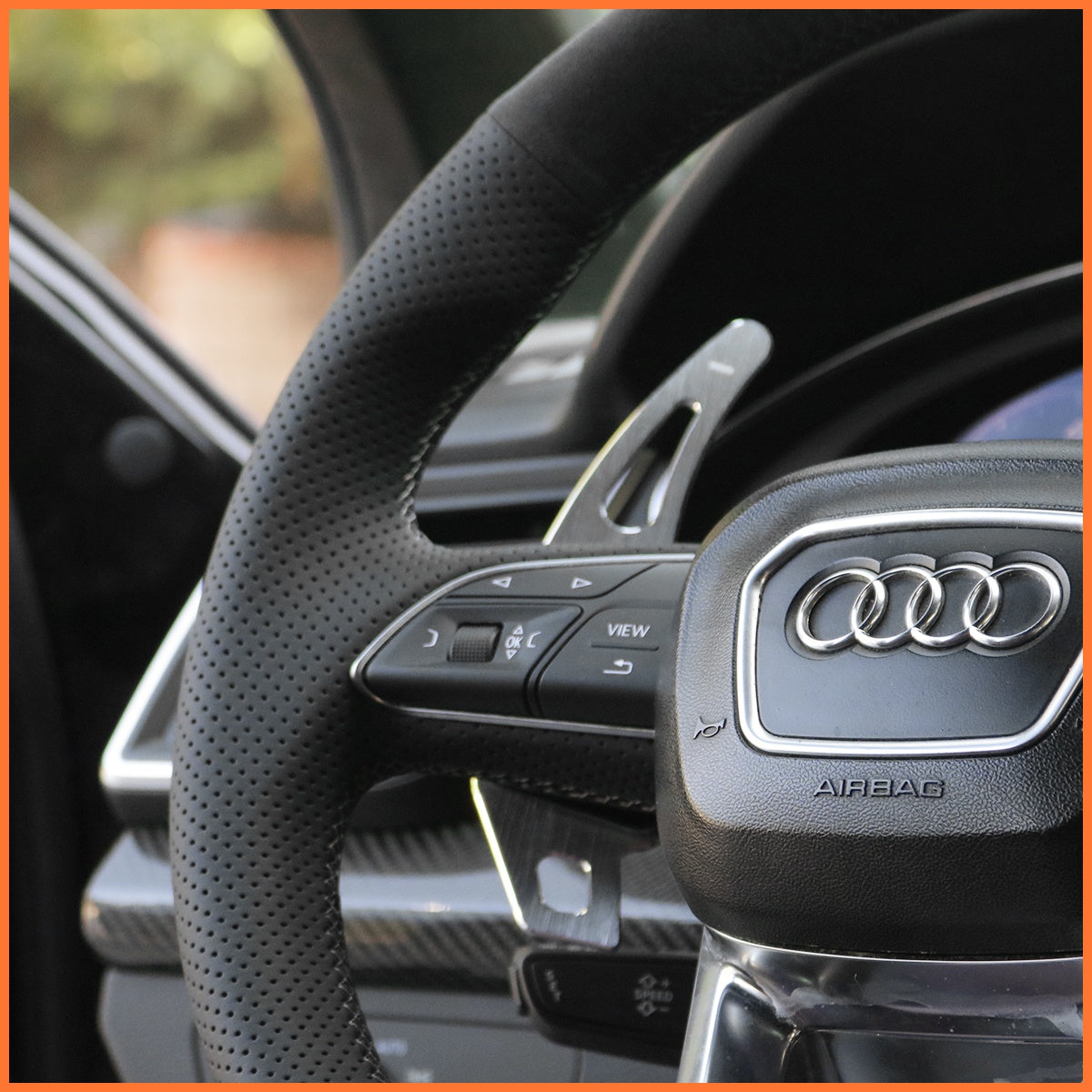 Schaltwippen für Audi A3 / A4 / A5 / RS / S3 / S4 / S5 / Q2 / Q3 / Q5 / Q7 / Q8 / SQ2 / SQ5 / SQ7 / SQ8 2015-2022 - Mewant.de