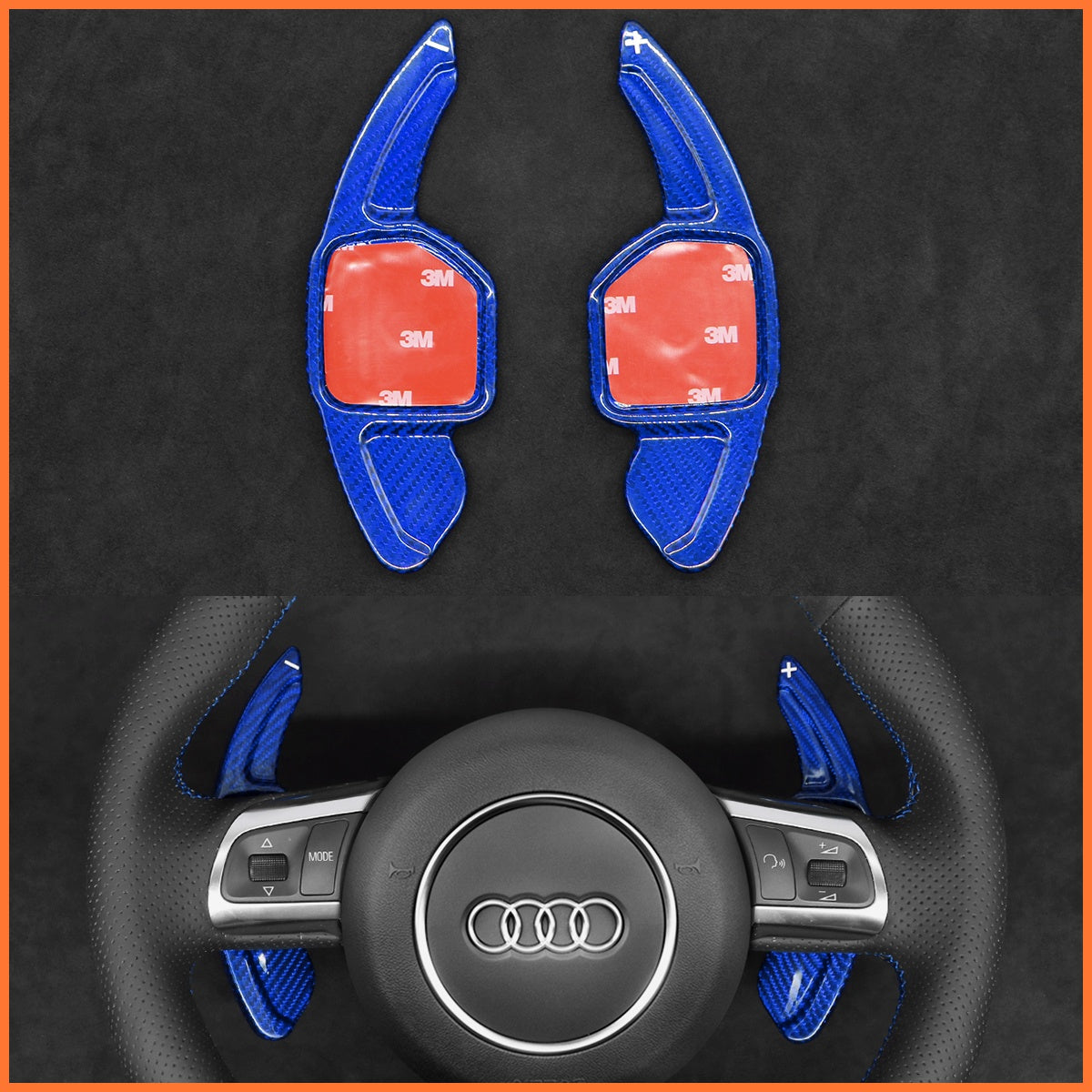 Schaltwippen für Audi R8 / TT RS / RS3 / RS6 2009-2015 - Mewant.de