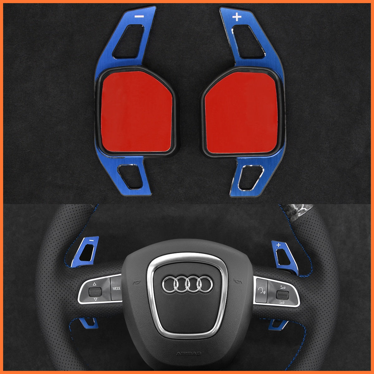 Schaltwippen für Audi A3 / A4 / A5 / A8 / S4 / S5 / S6 / S8 2005-2013 - Mewant.de