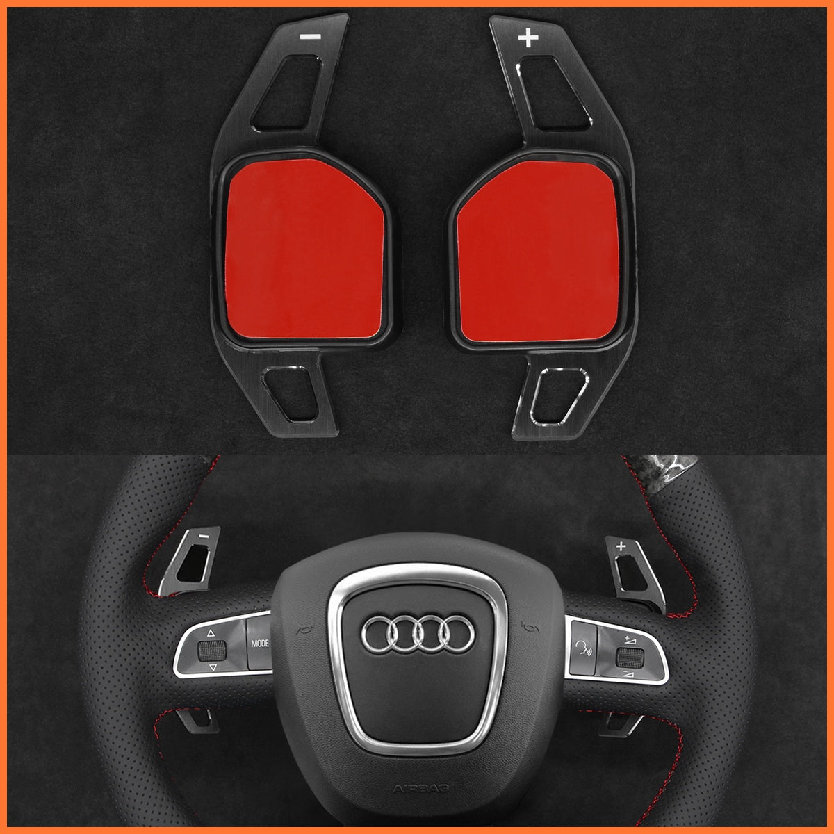 Schaltwippen für Audi A3 / A4 / A5 / A8 / S4 / S5 / S6 / S8 2005-2013 - Mewant.de