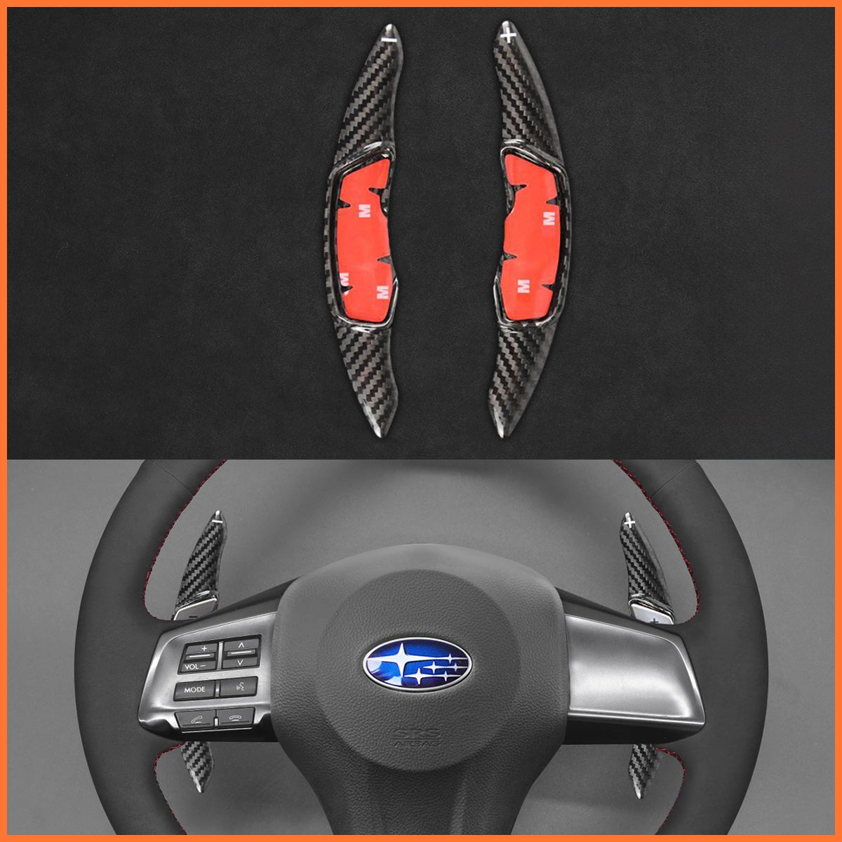 Schaltwippen für Subaru Forester / Legacy / Outback / XV (Crosstrek) / Impreza 2012-2016 - Mewant.de