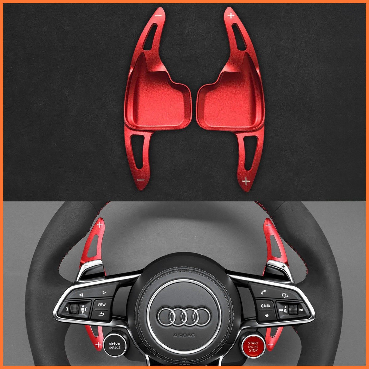 Schaltwippen für Audi R8 / TT RS / TTS 2014-2023 - Mewant.de
