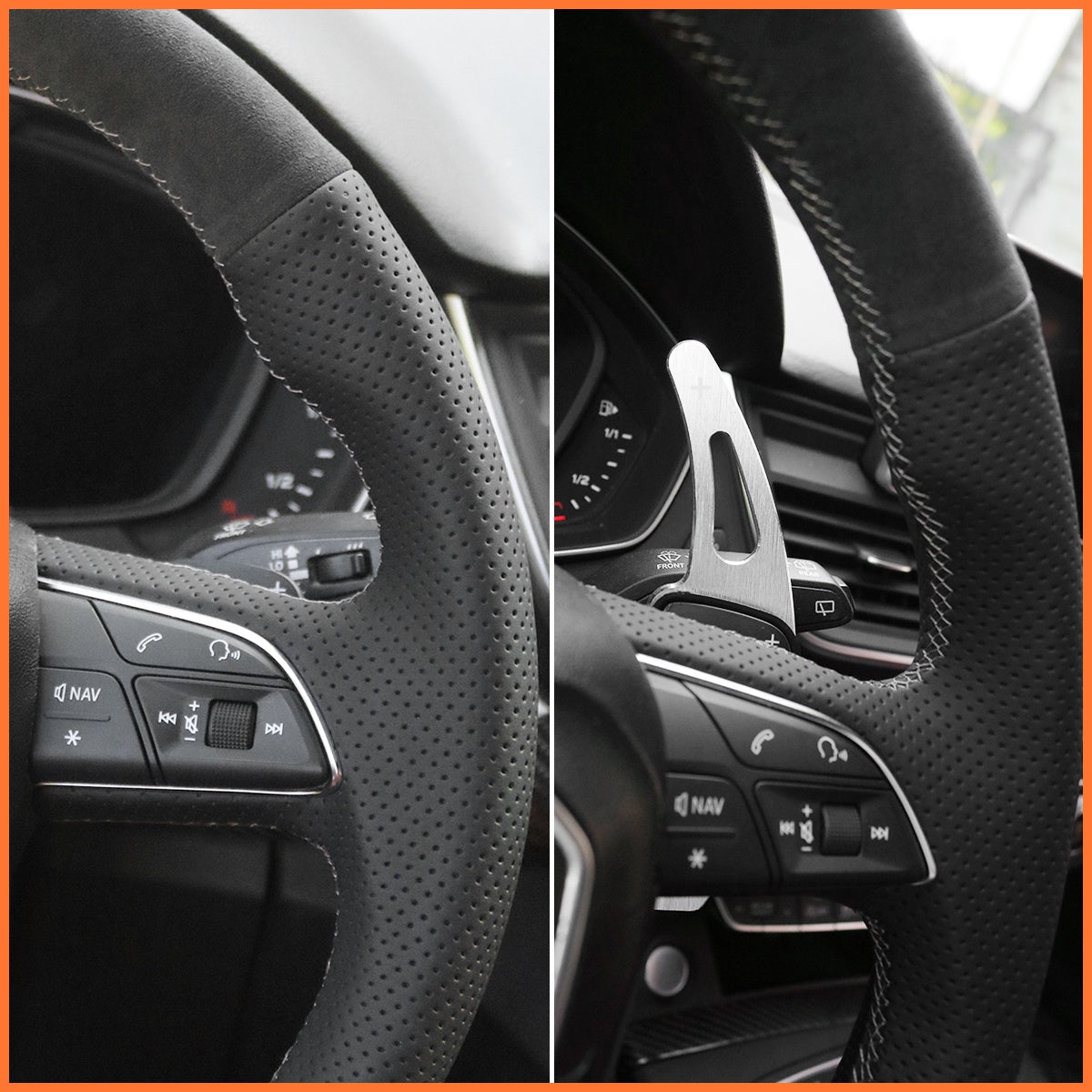 Schaltwippen für Audi A3 / A4 / A5 / RS / S3 / S4 / S5 / Q2 / Q3 / Q5 / Q7 / Q8 / SQ2 / SQ5 / SQ7 / SQ8 2015-2022 - Mewant.de