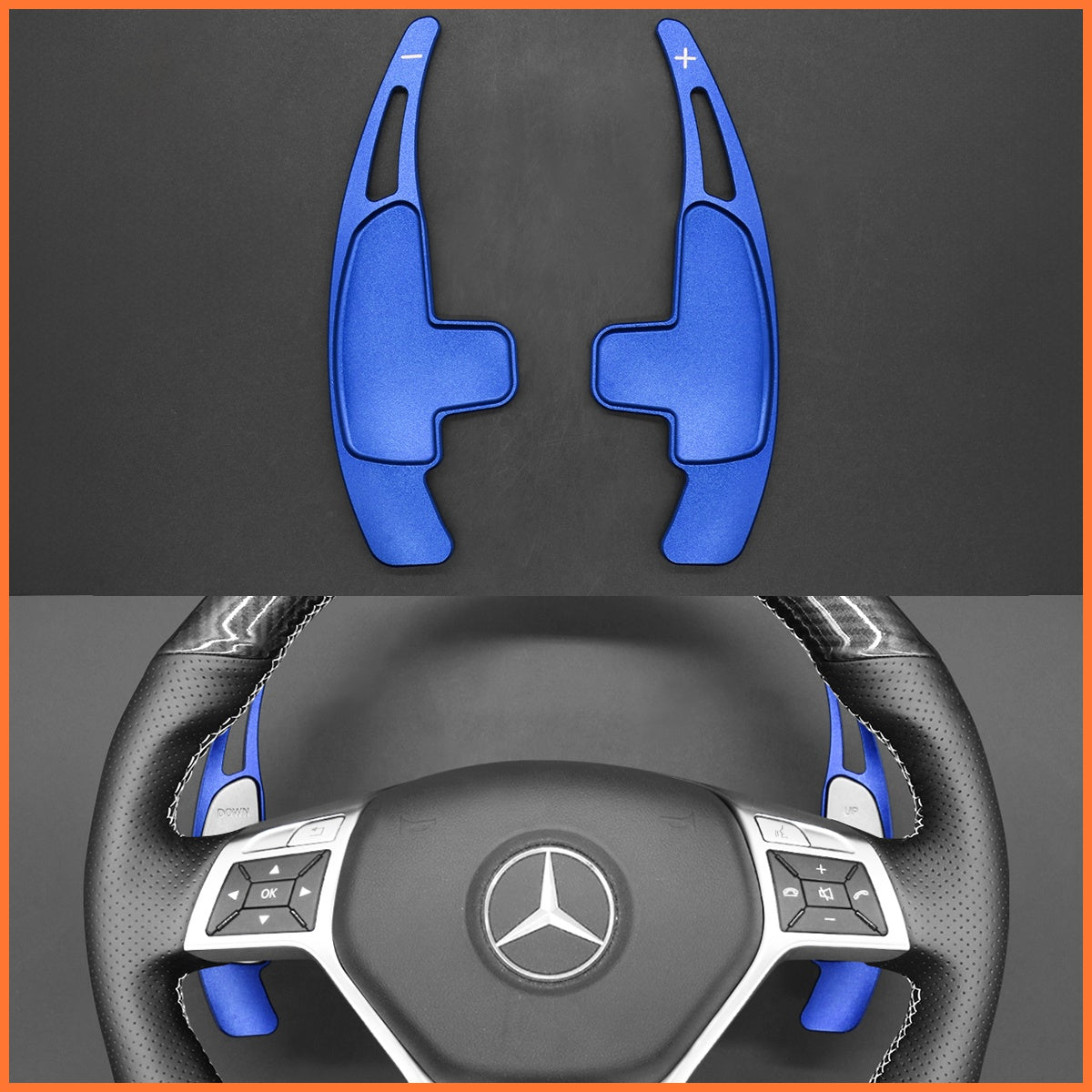 Schaltwippen für Mercedes Benz AMG C117 / C218 / W204 / W212 / R231 2012-2016 - Mewant.de