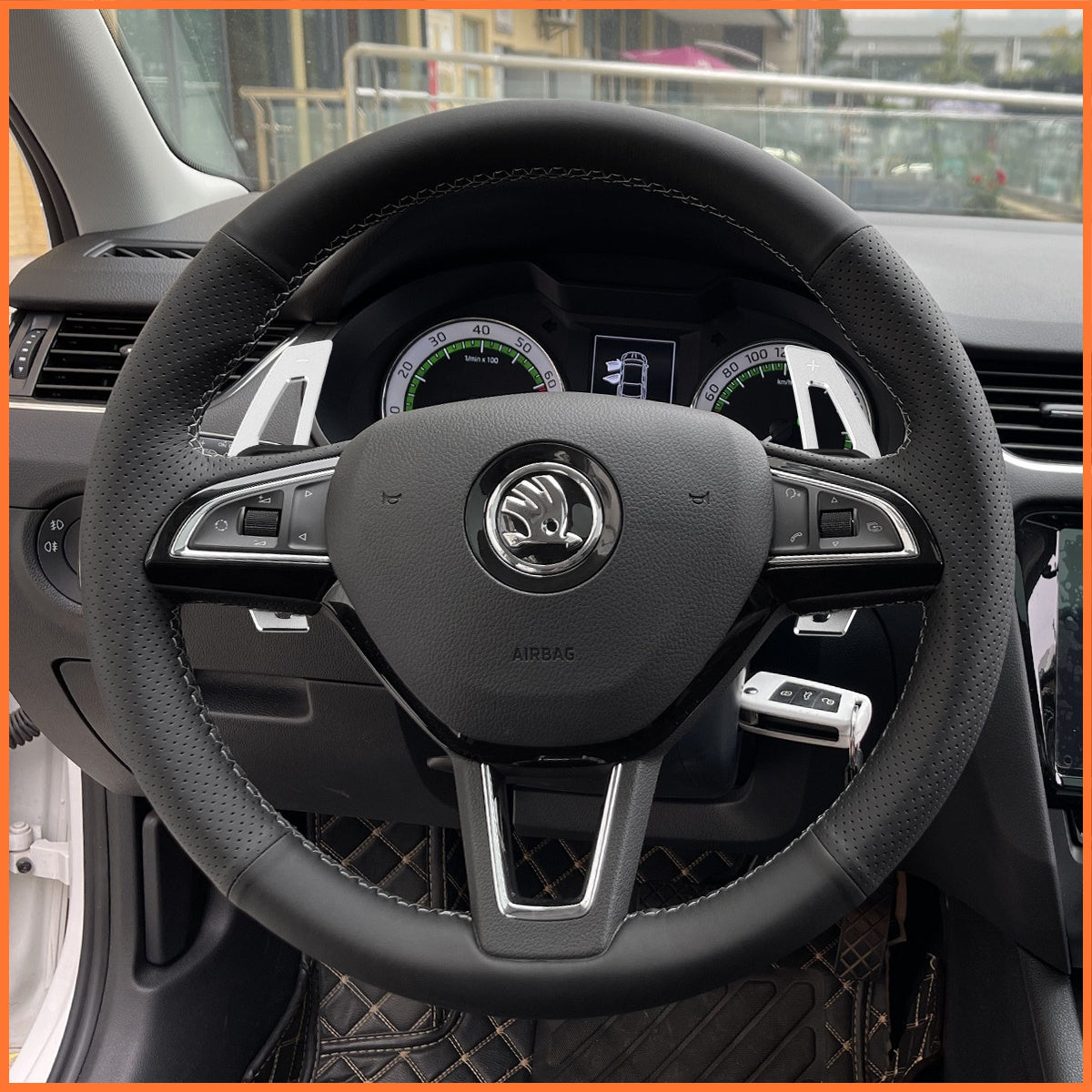 Schaltwippen für Skoda Citigo / Fabia / Karoq / Rapid / Roomster / Octavia / Superb / Yeti / Kodiaq / Scala 2013-2019 - Mewant.de