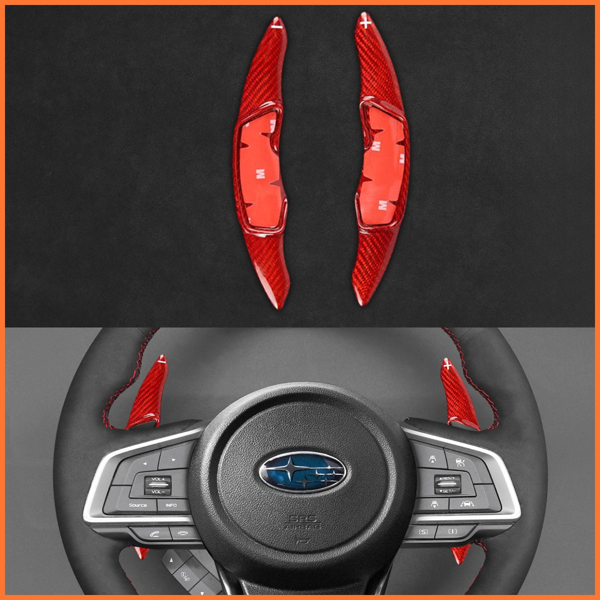 Schaltwippen für Subaru Forester / Impreza / Outback / Ascent / Crosstrek / Legacy / Liberty / XV 2017-2023 - Mewant.de