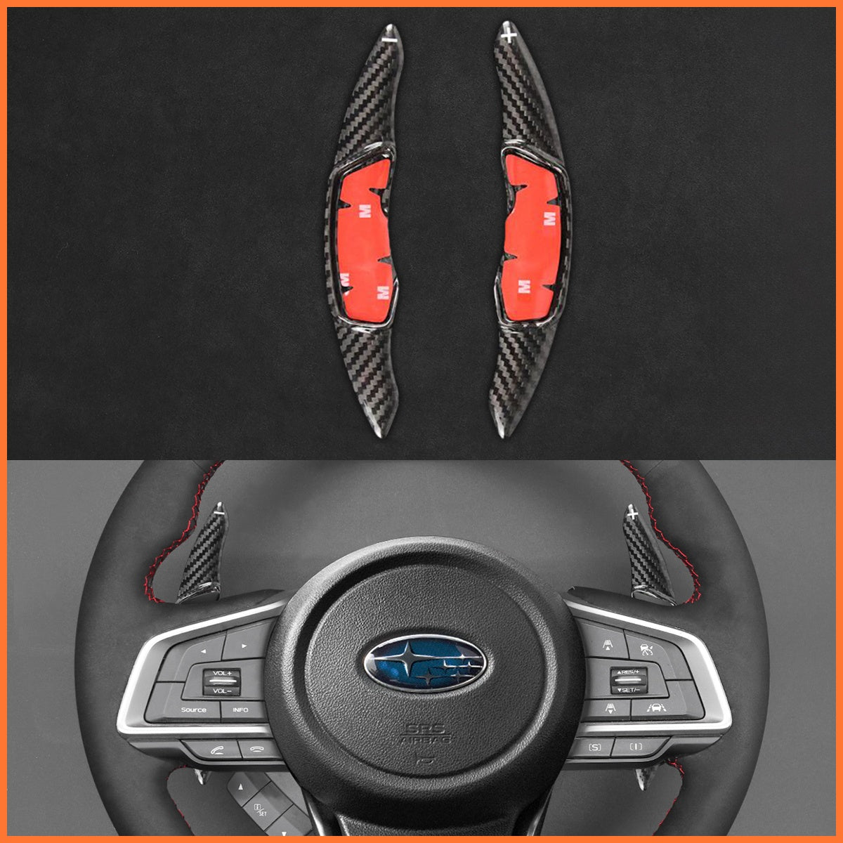 Schaltwippen für Subaru Forester / Impreza / Outback / Ascent / Crosstrek / Legacy / Liberty / XV 2017-2023 - Mewant.de