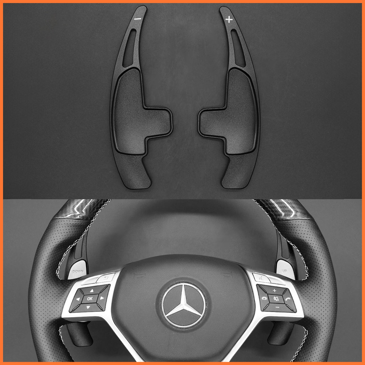 Schaltwippen für Mercedes Benz AMG C117 / C218 / W204 / W212 / R231 2012-2016 - Mewant.de