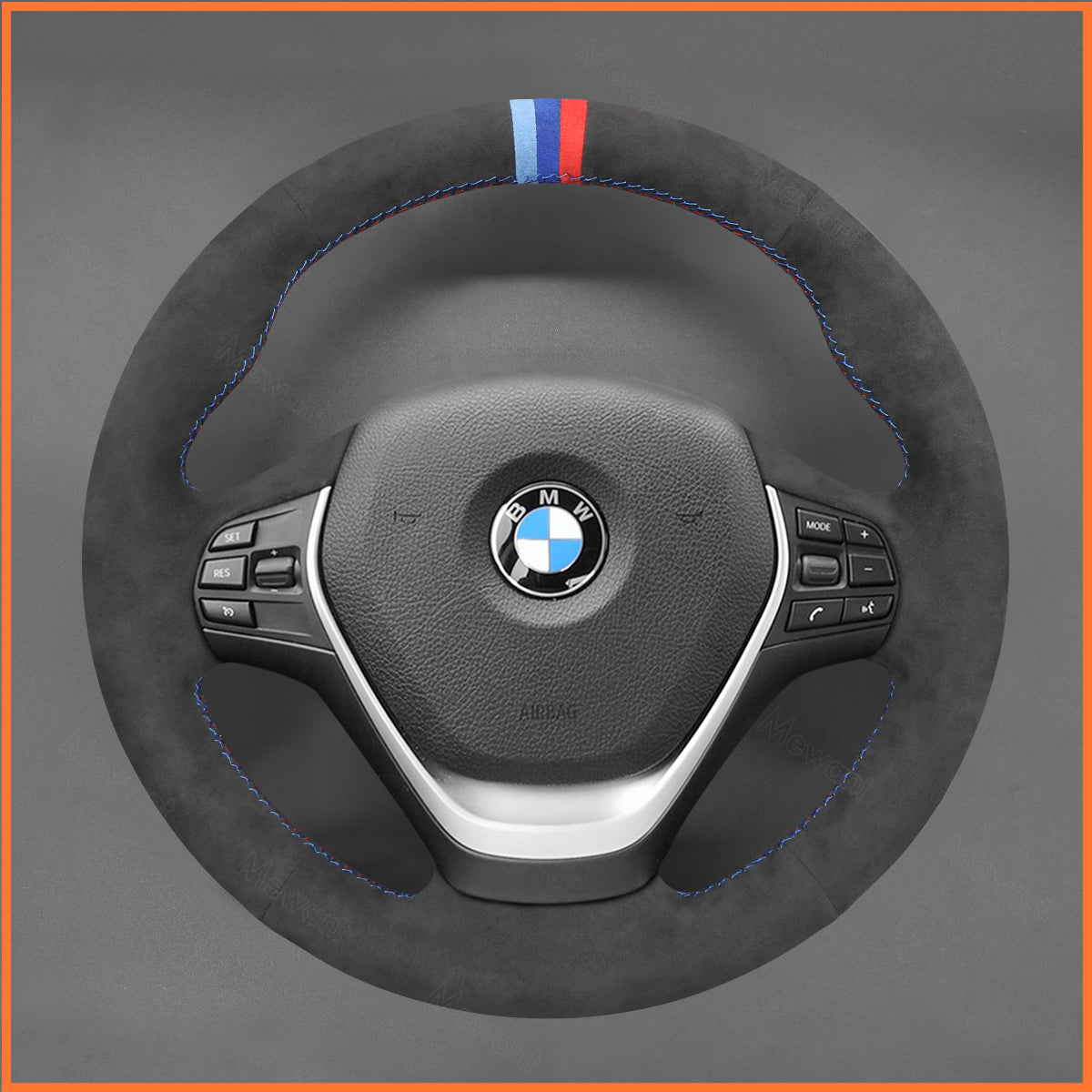Funda para volante MEWANT para BMW F20 F21 F22 F23 F30 F31 F33 F34 F32 F36 2013-2020