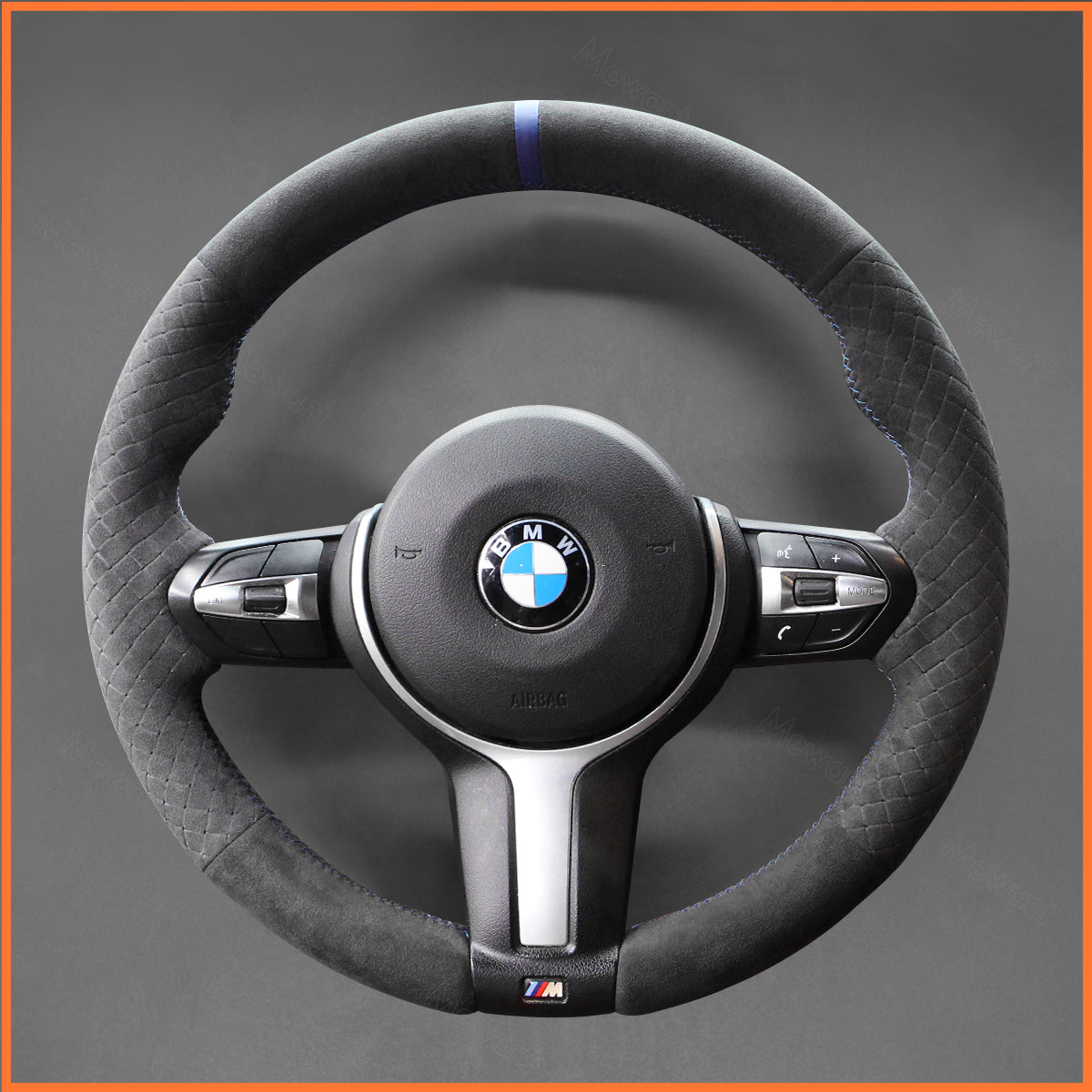 MEWANT Lenkradbezug für BMW F20 F21 F22 F23 F31 F45 F30 F32 F07 F10 F11 F12 F16 F15 F26 F25 F39 F48 2013-2019 - Mewant.de